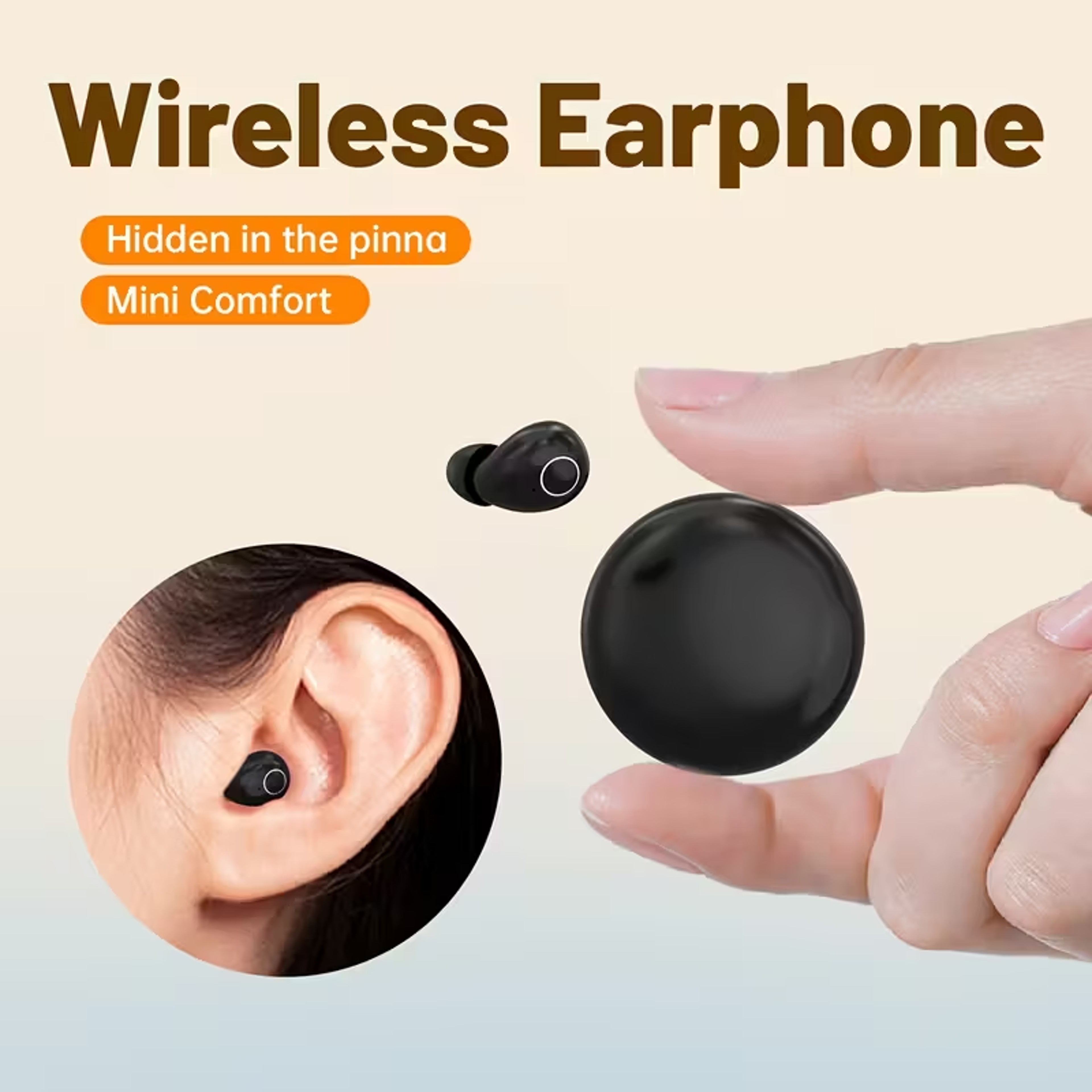 Mini Sleep Earbuds for Side Sleepers Invisible Wireless Bluetooth Headphones – view 5
