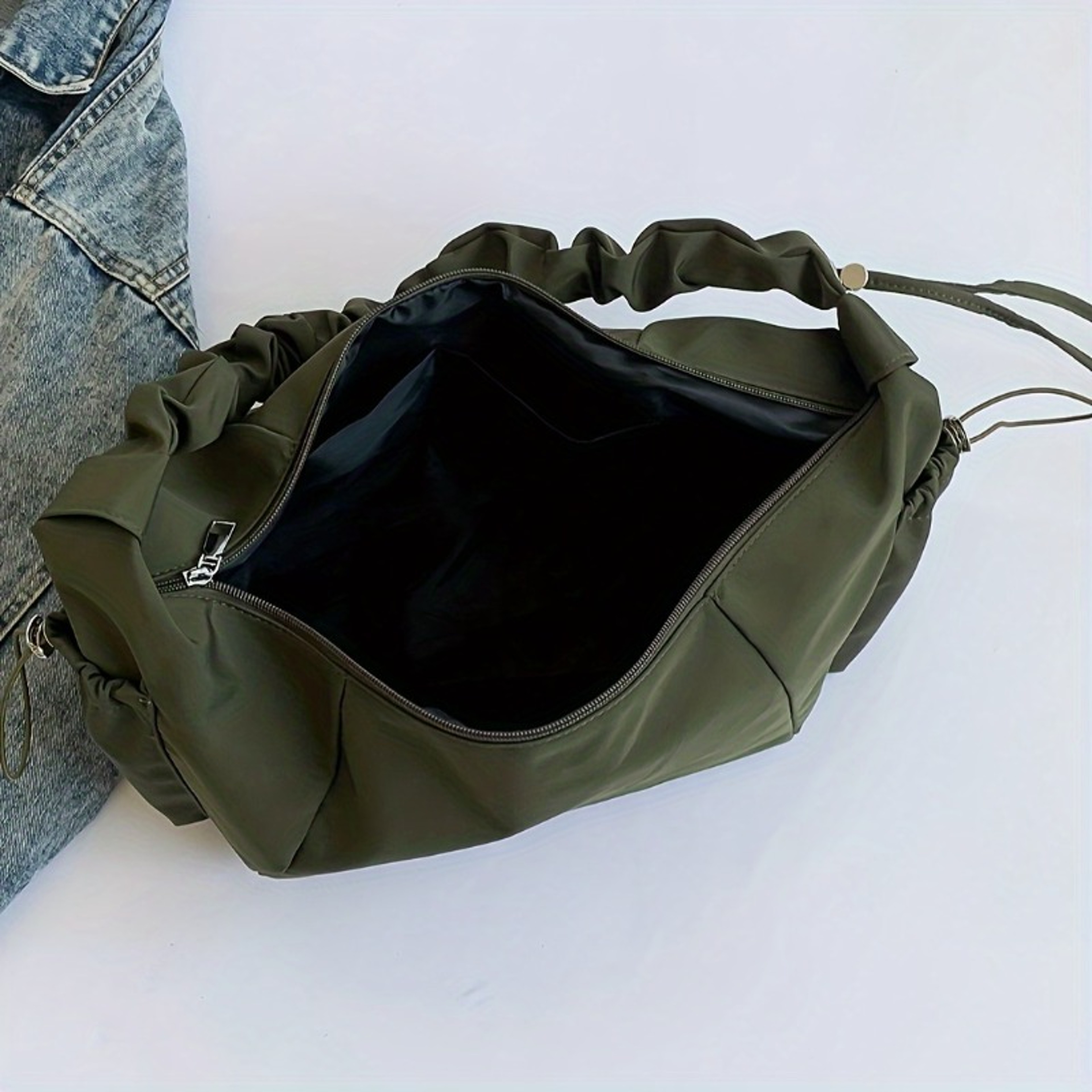Everyday Nylon Shoulder Bag Multi Pocket Dumpling Crossbody For Women 3