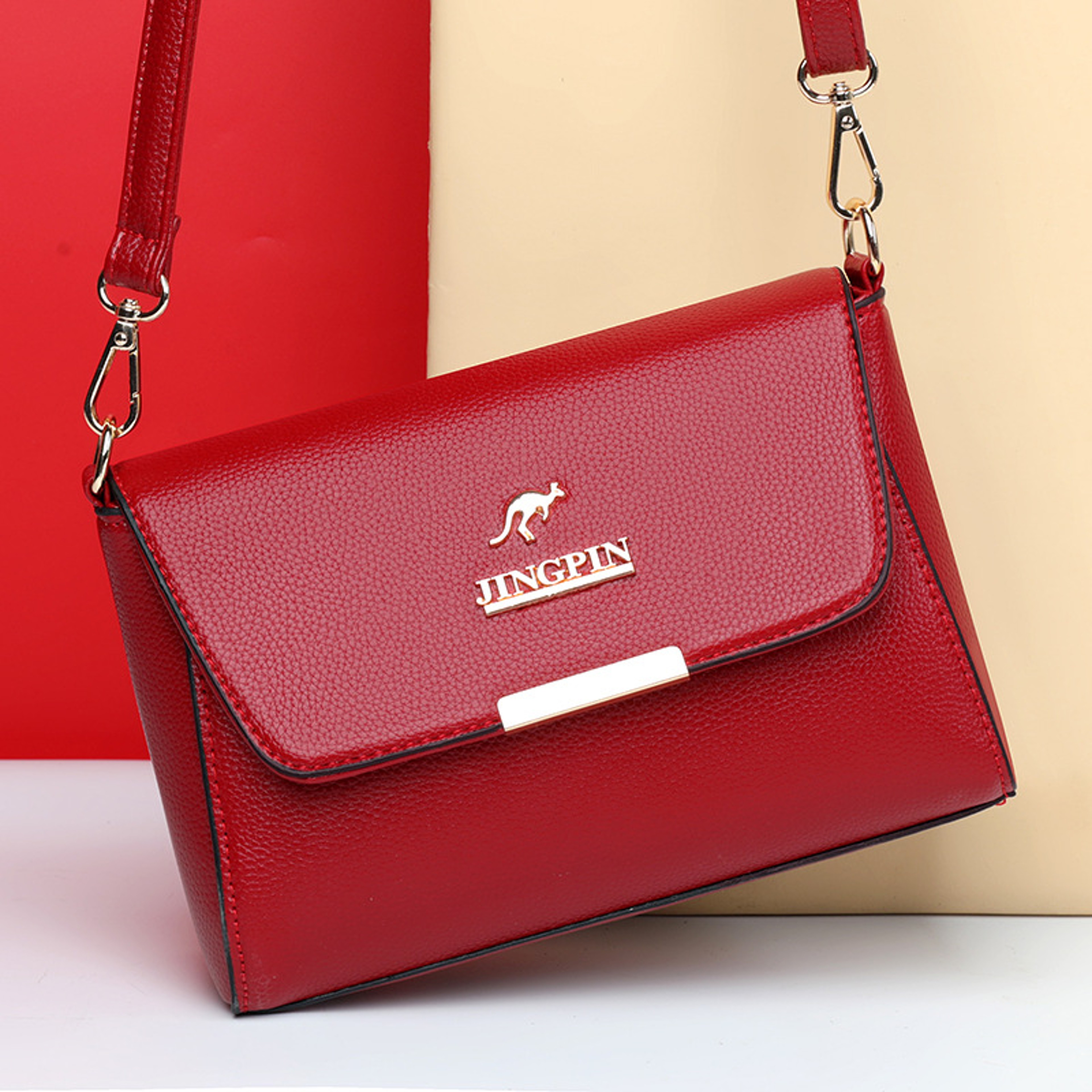 Chic Womens Faux Leather Crossbody Bag Versatile Everyday Shoulder Purse 6