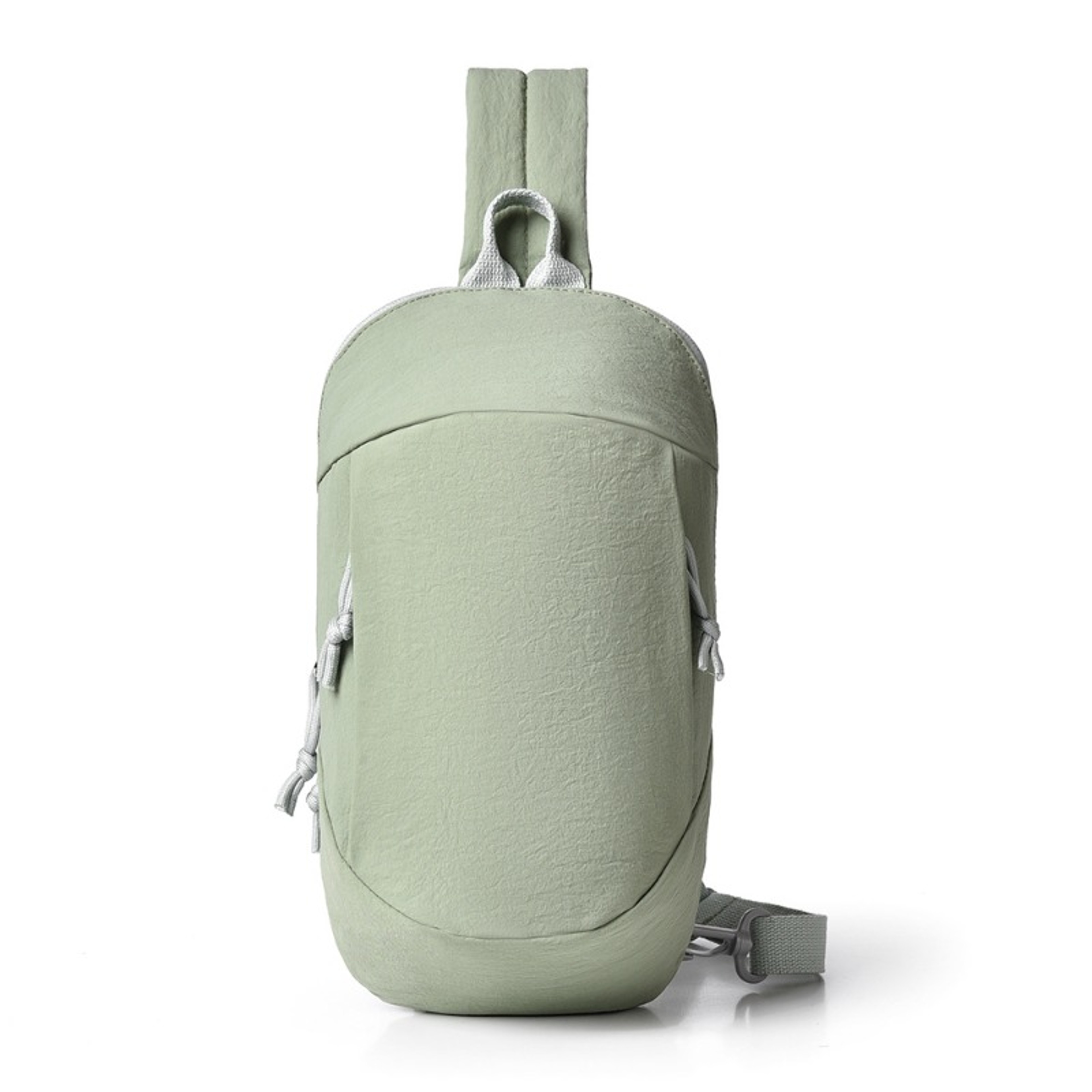 Soft Drawstring Crossbody Sling Bag Lightweight Chest Bag for Travel and Hiking – view 9