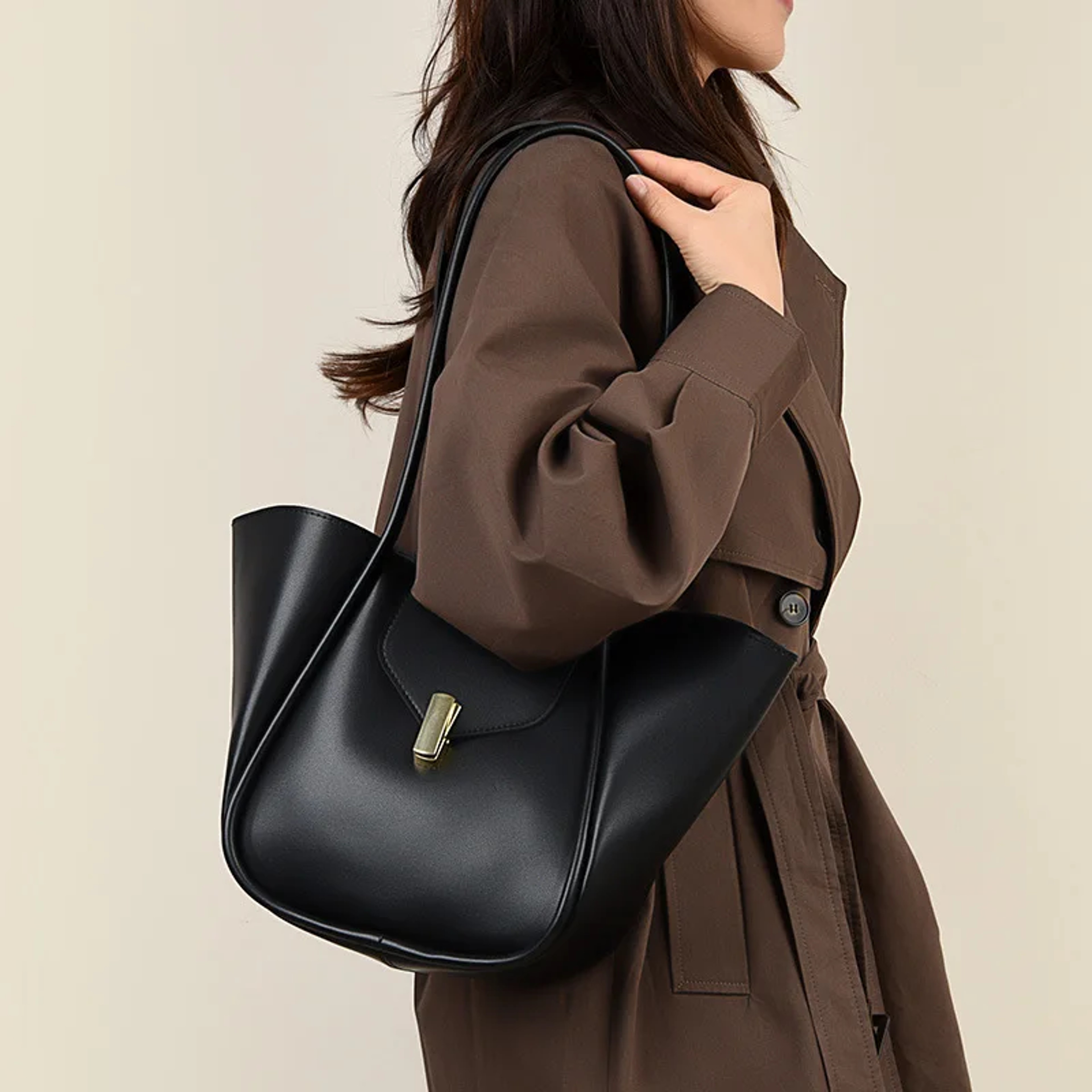 Large Capacity Tote Bag Womens Professional Work Handbag For Office And Travel 2