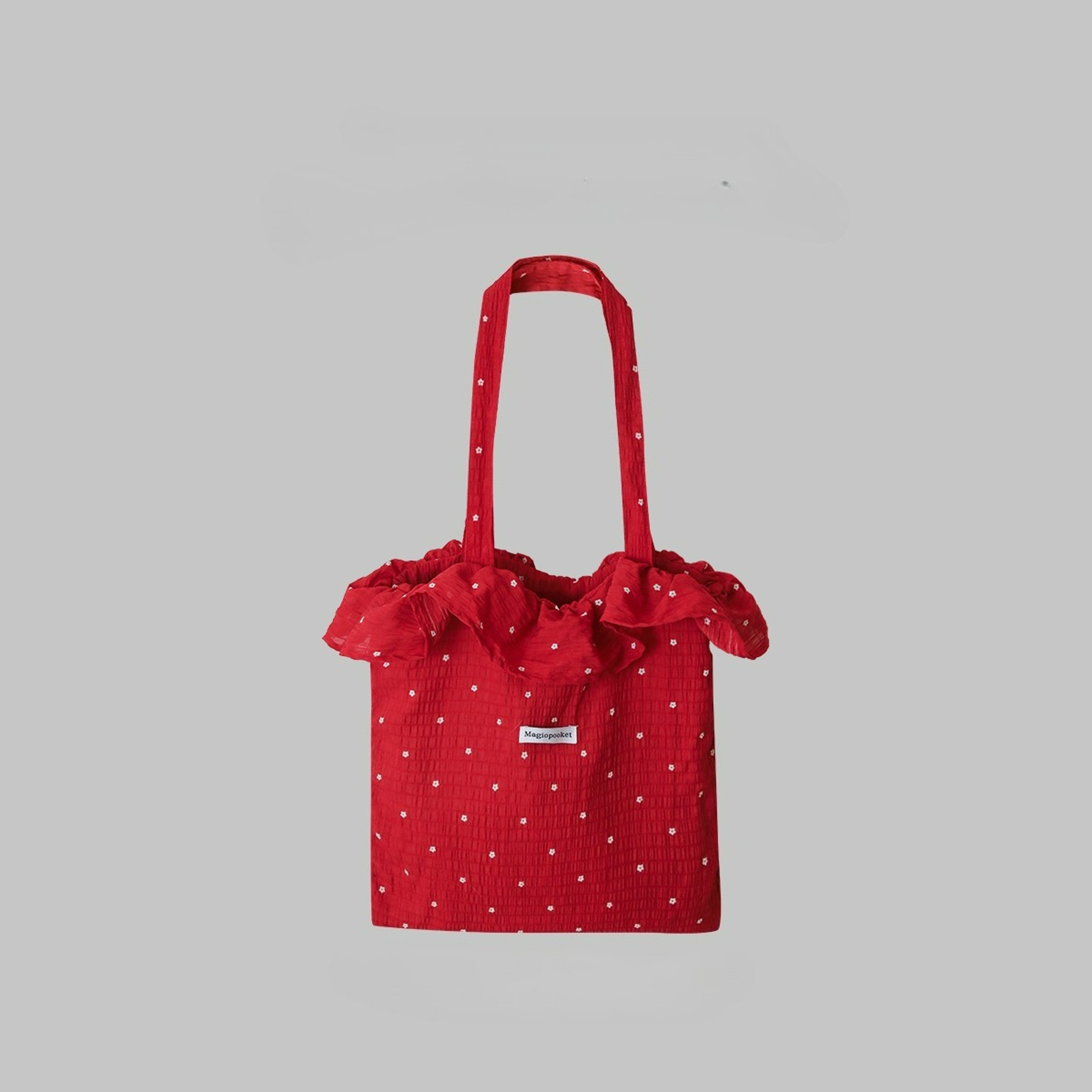 Chiffon Shoulder Bag Polka Dot Korean Style Large Capacity Tote For Women 1