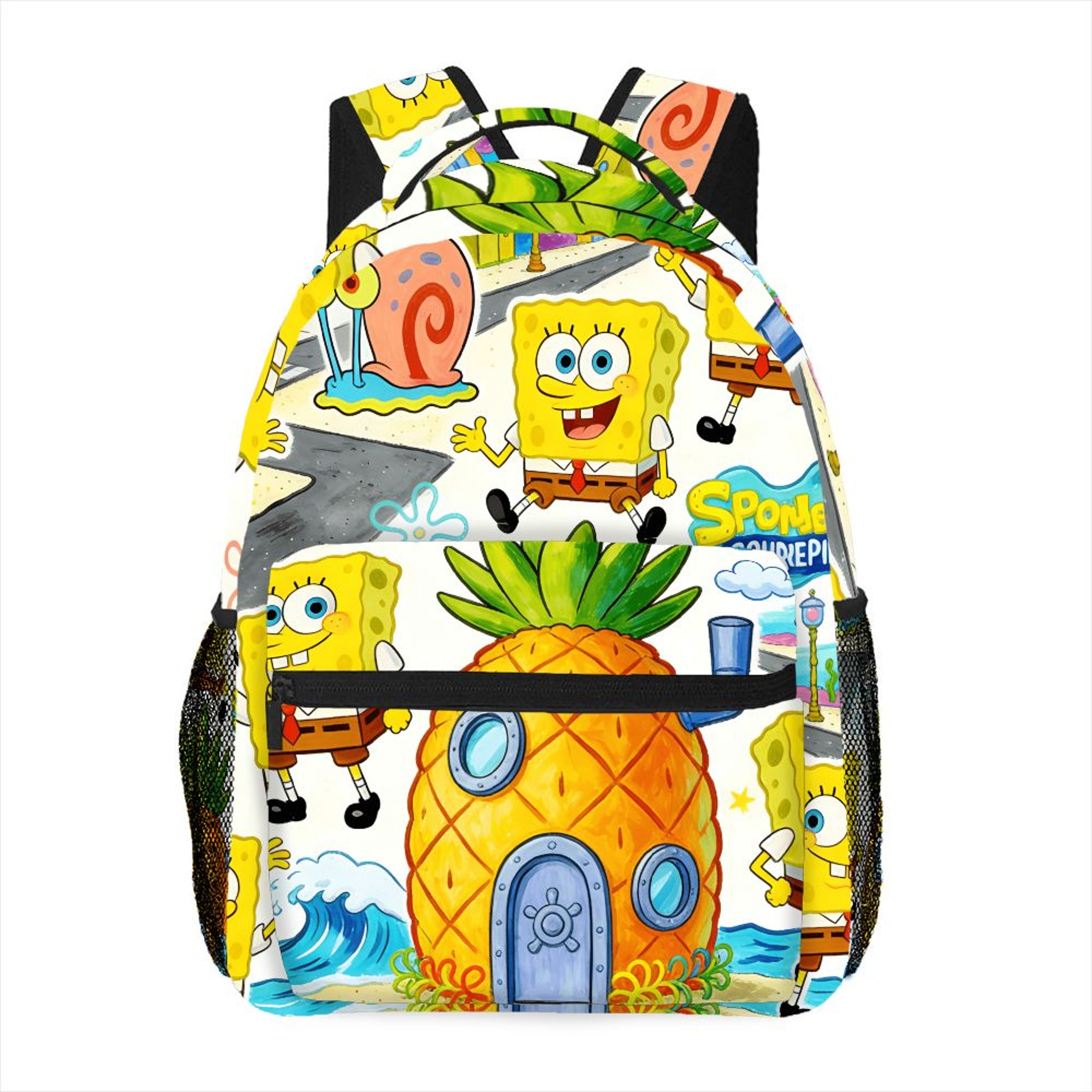 SpongeBob Backpack Pineapple House Lightweight Multi Pocket Travel Bag for Women – view 8