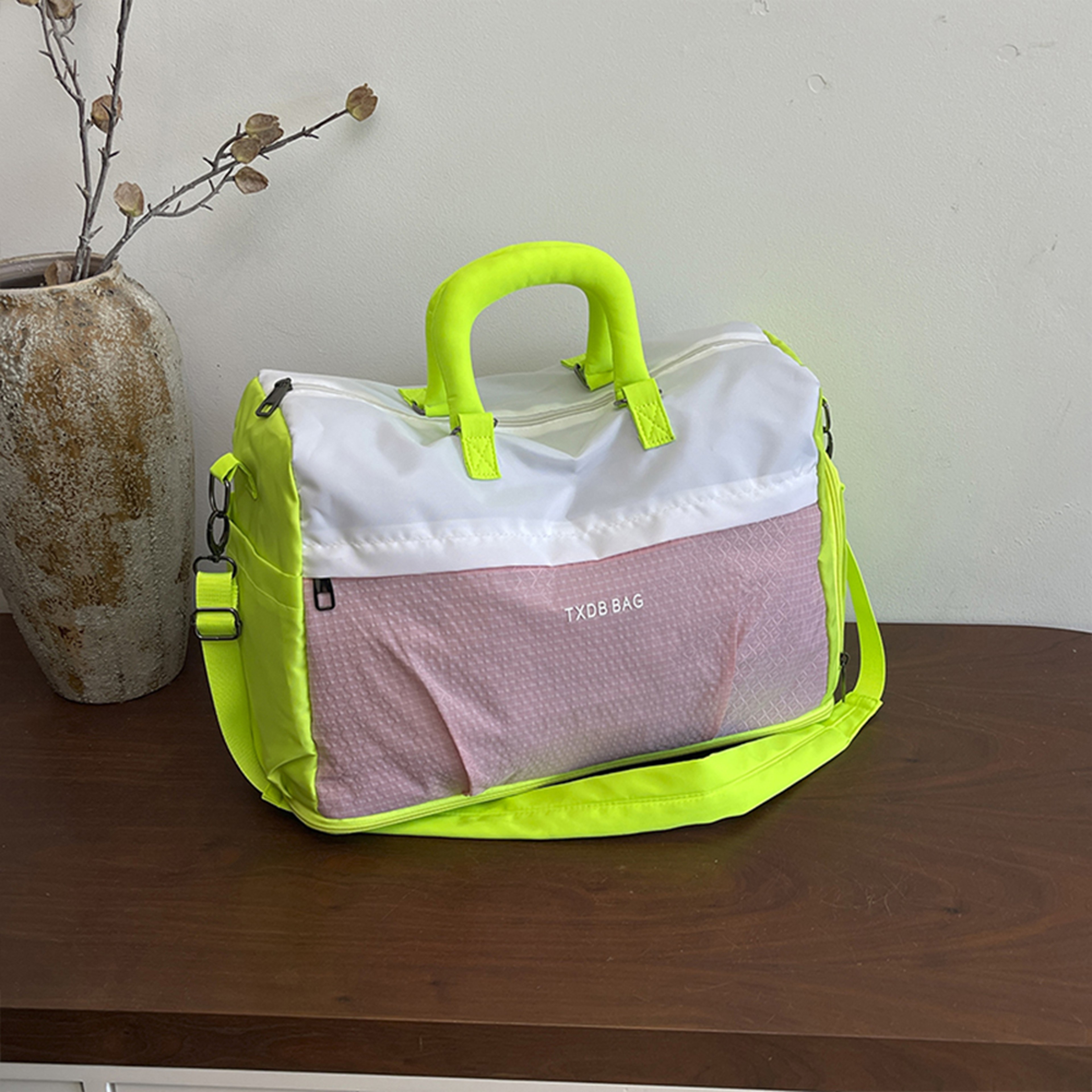 Expandable Weekender Duffle Bag with Detachable Shoulder Strap – view 9