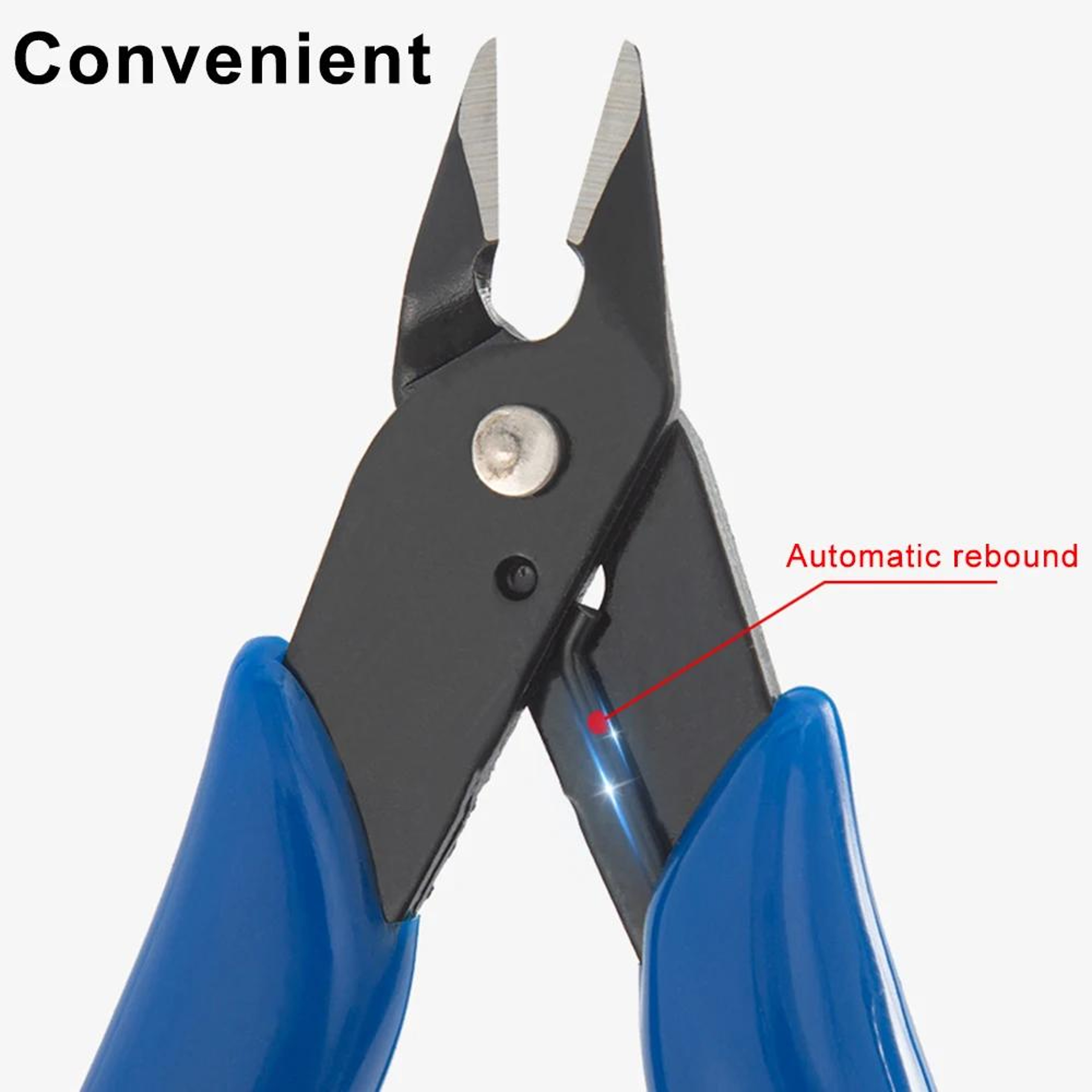 Precision Flush Cutter Pliers for Wire Zip Ties and Electronics – view 5