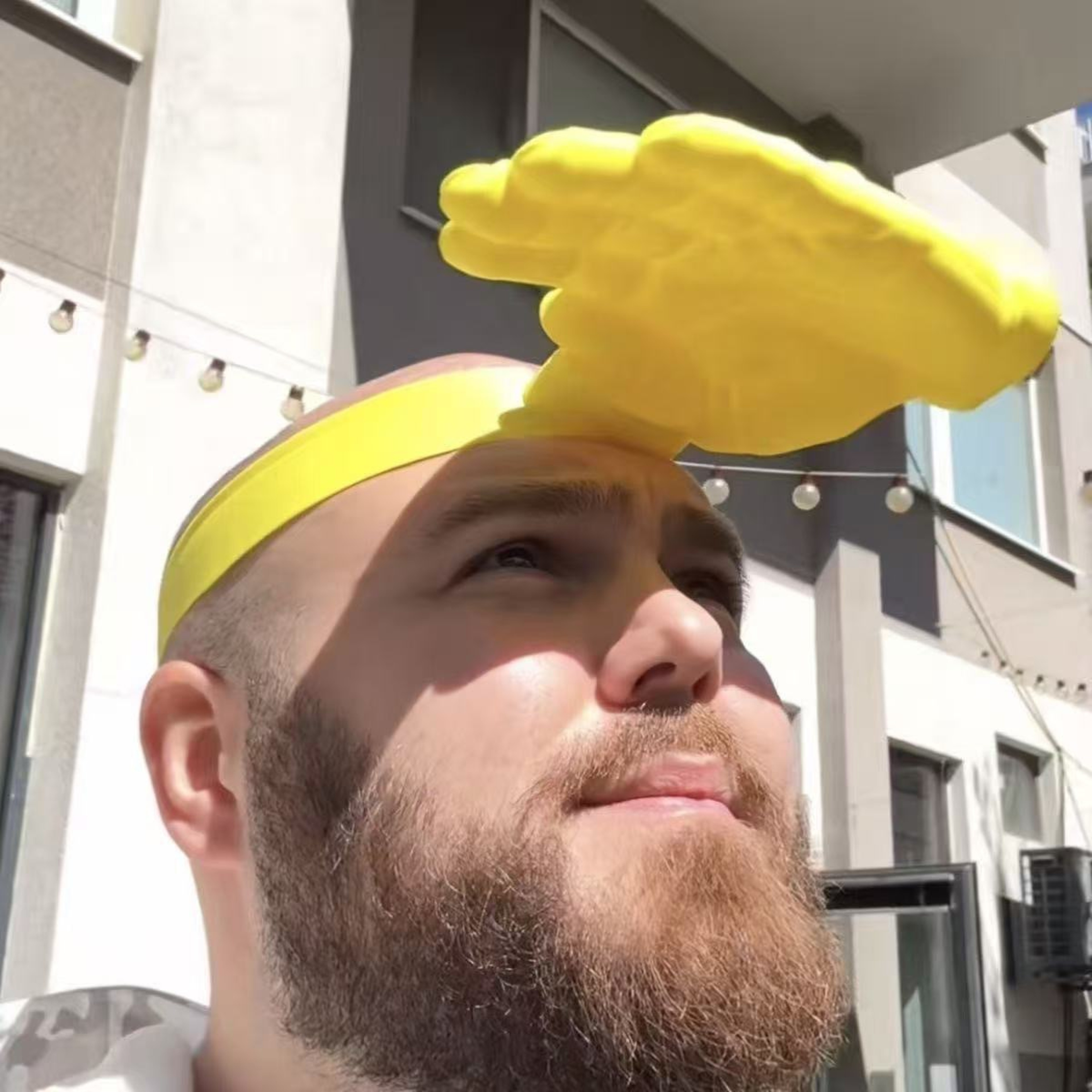 PalmShade Hand Shaped Sun Visor Funny Sun Hat Adjustable Novelty Headwear 2