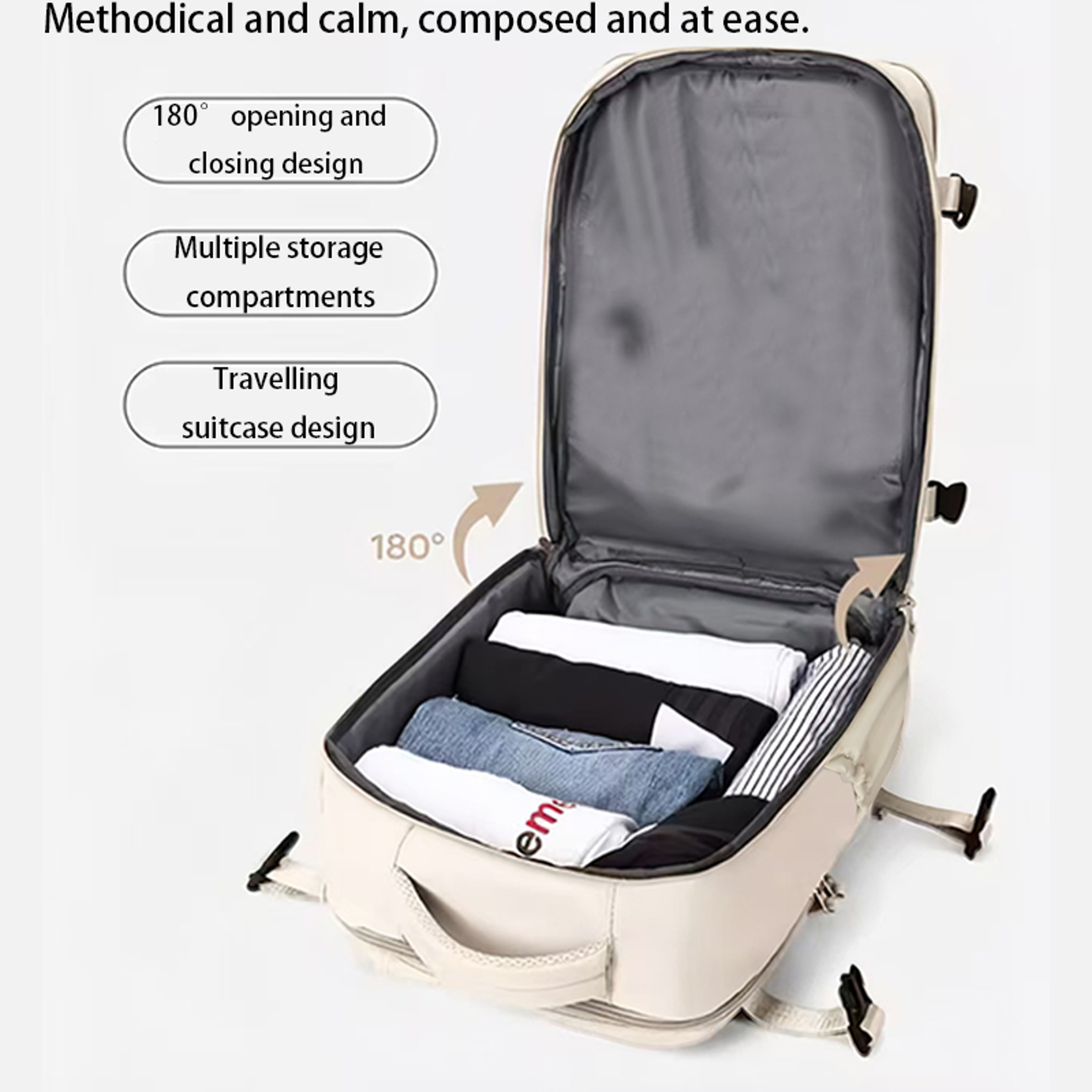 Lightweight Multi Pocket Laptop Backpack for Work Travel and Daily Use – view 3