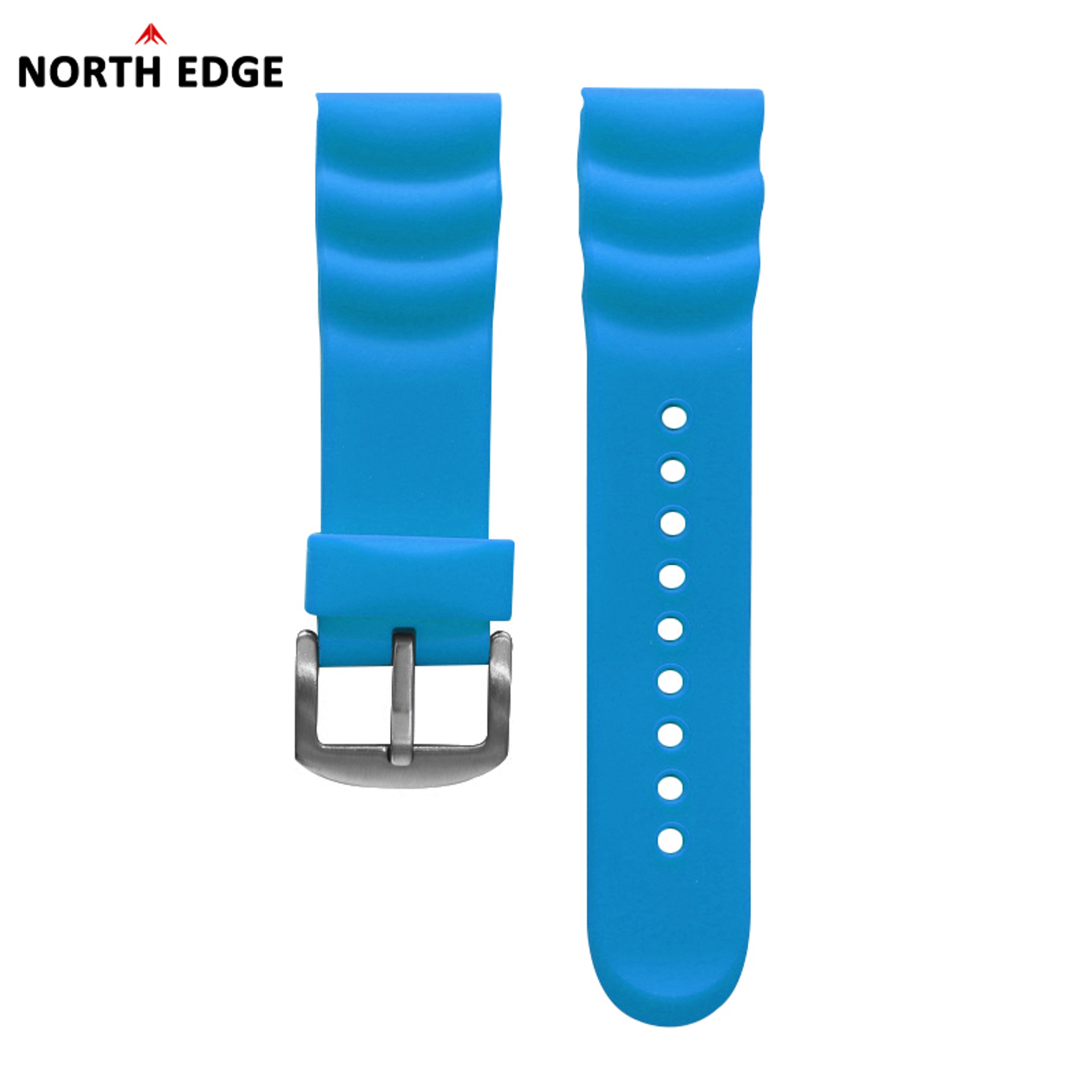 Soft Rubber Watch Strap Durable Replacement Watch Band 4
