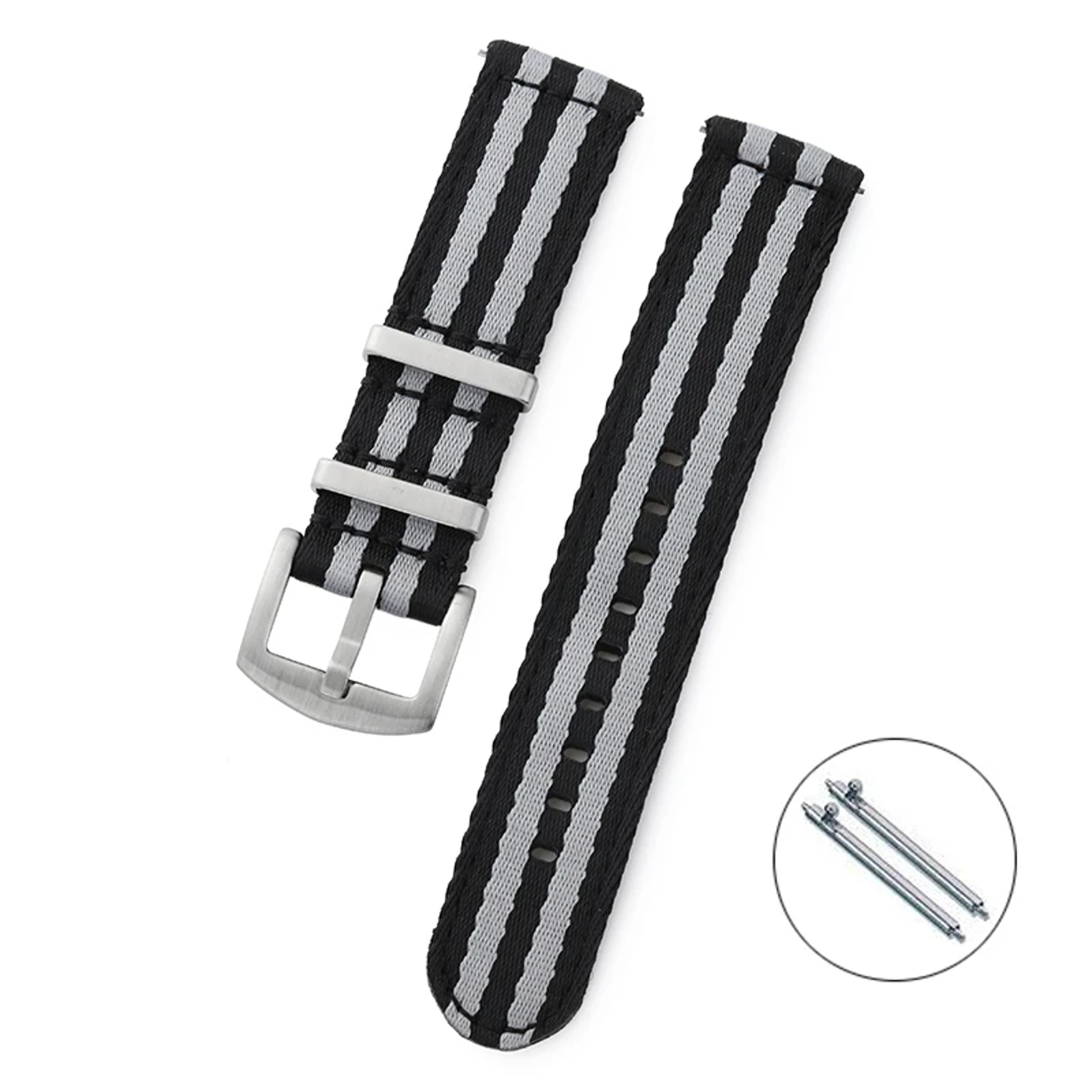 Premium Nylon Watch Strap Quick Release Soft Sport Replacement Watch Band 14