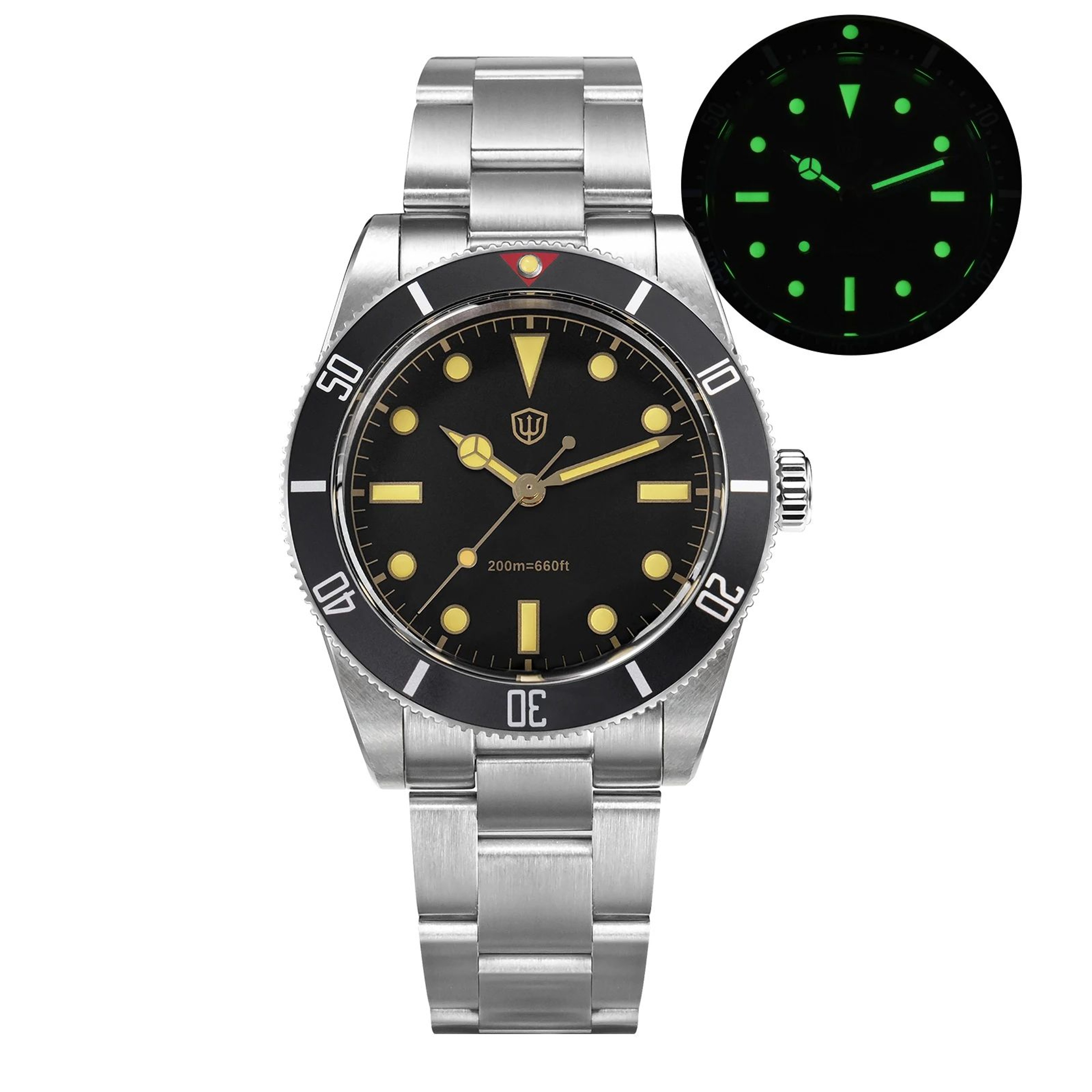 Sweep Second Quartz Dive Watch With Sapphire Crystal Luminous Waterproof Design 10