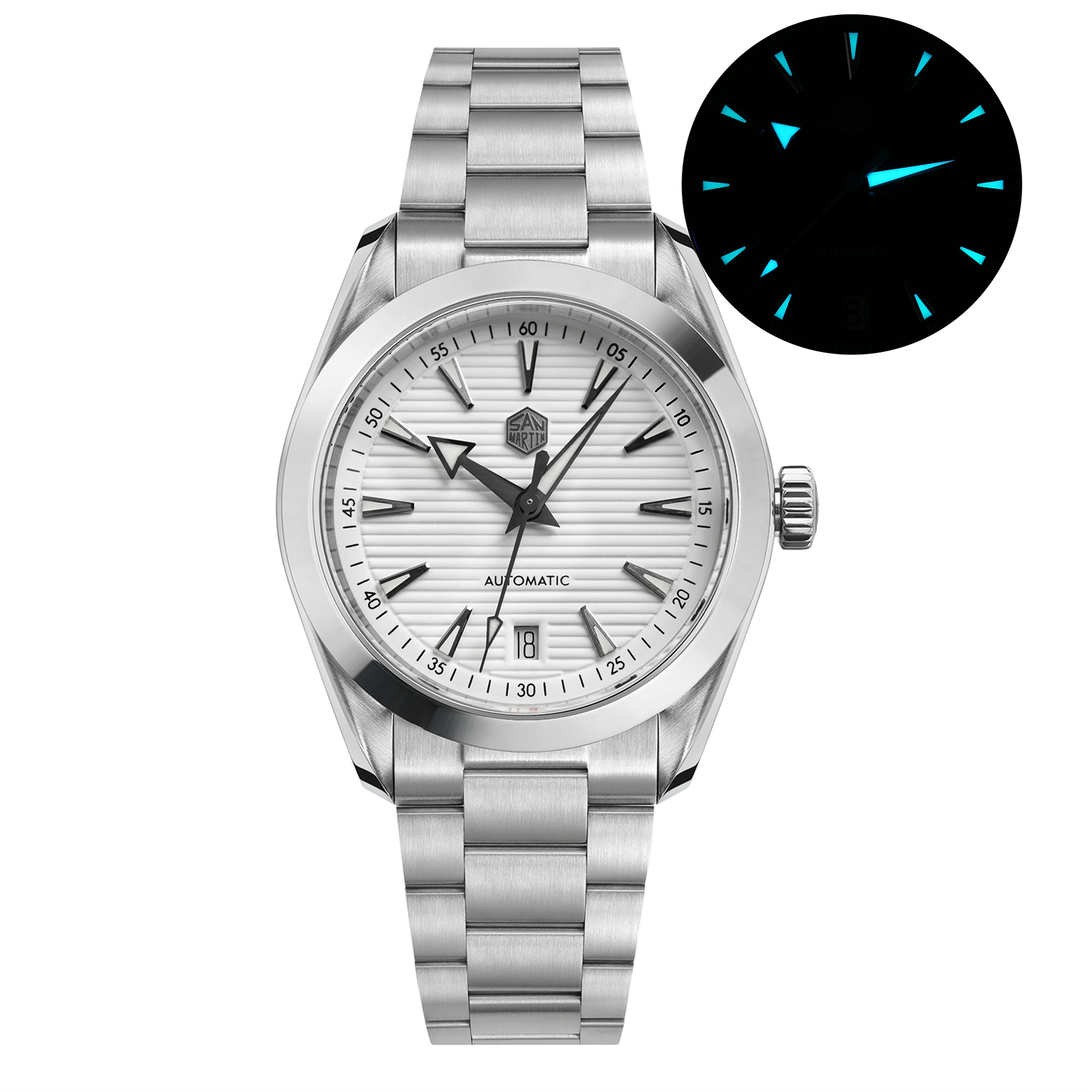Luxury Automatic Mechanical Sapphire Watch with Luminous Dial for Men – view 7