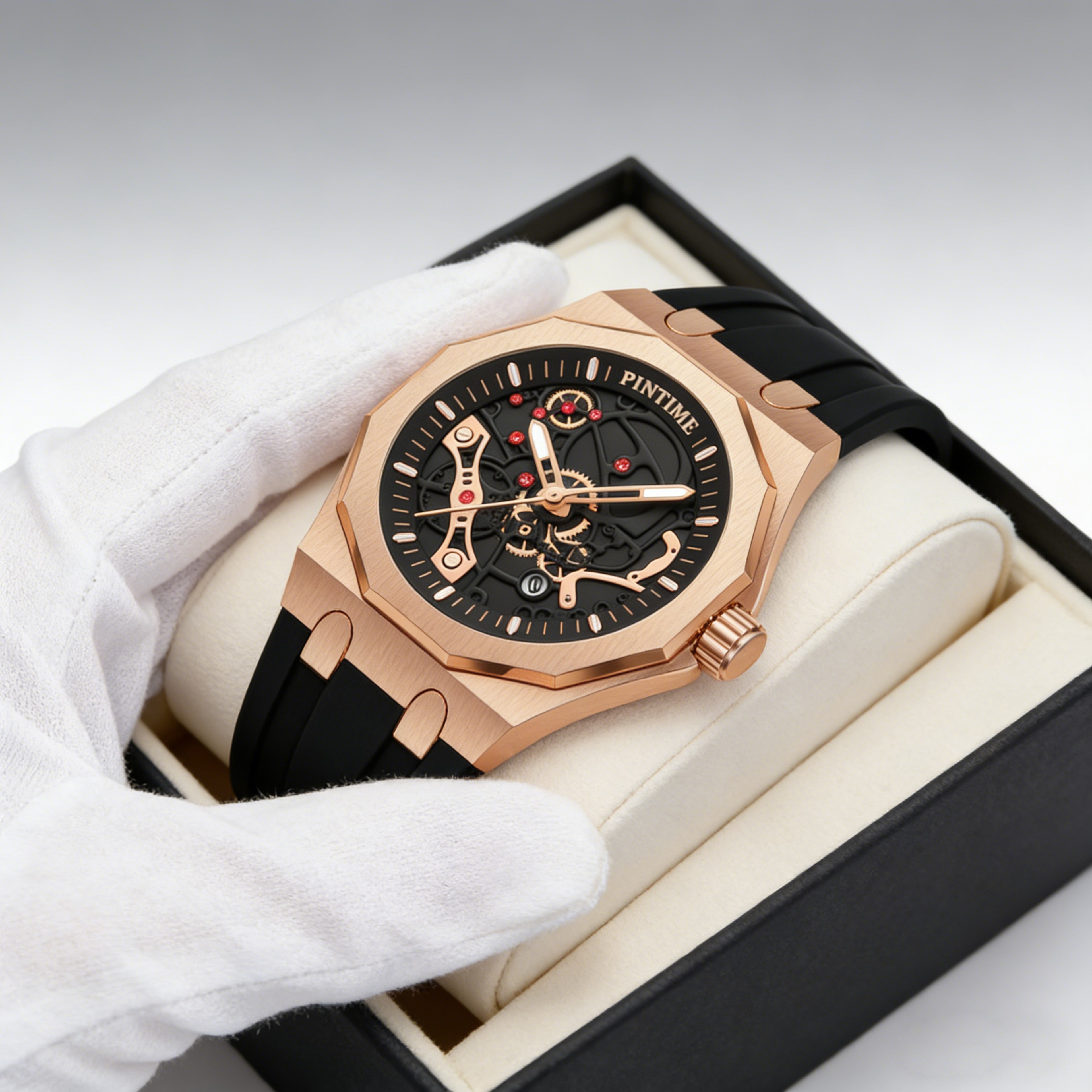 Luxury Automatic Mechanical Watch for Men Water Resistant Retro Sports Wristwatch – view 6