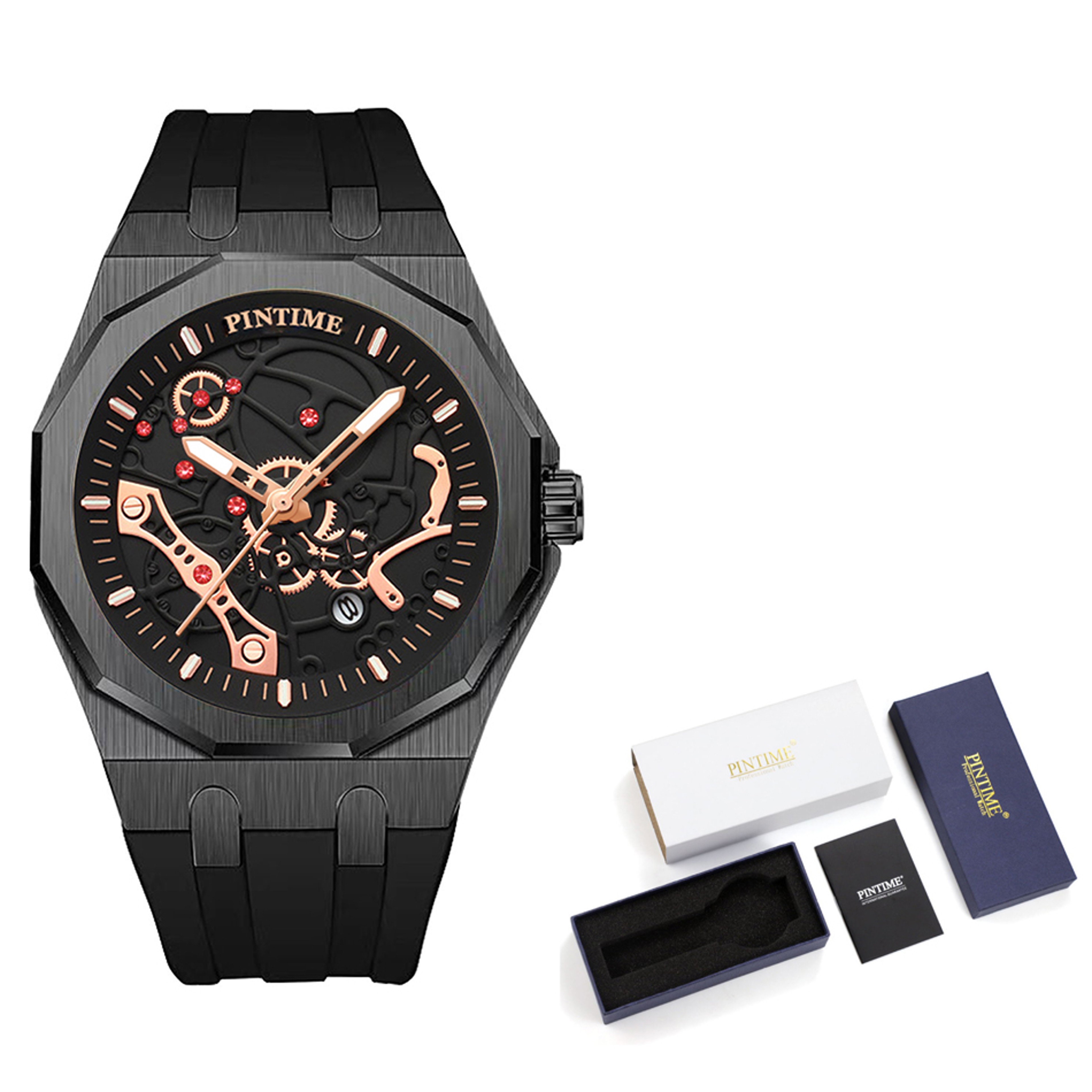 Luxury Automatic Mechanical Watch for Men Water Resistant Retro Sports Wristwatch – view 9