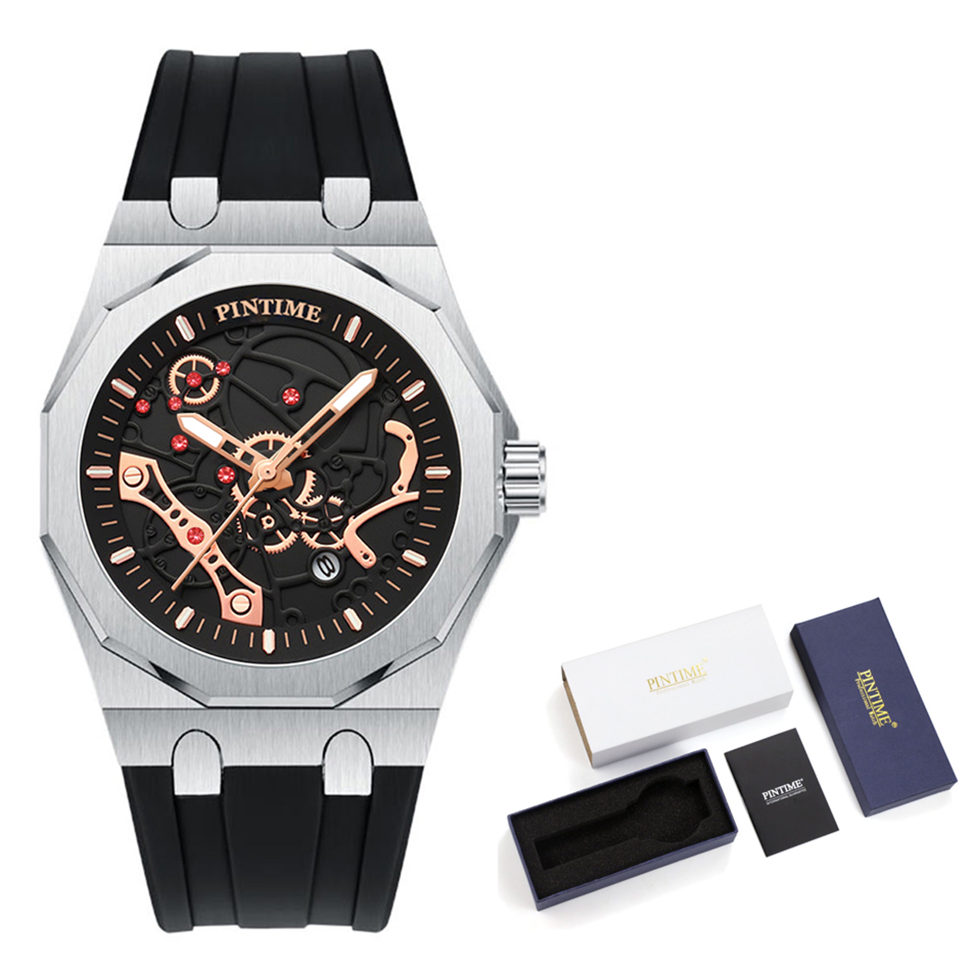 Luxury Automatic Mechanical Watch for Men Water Resistant Retro Sports Wristwatch – view 8