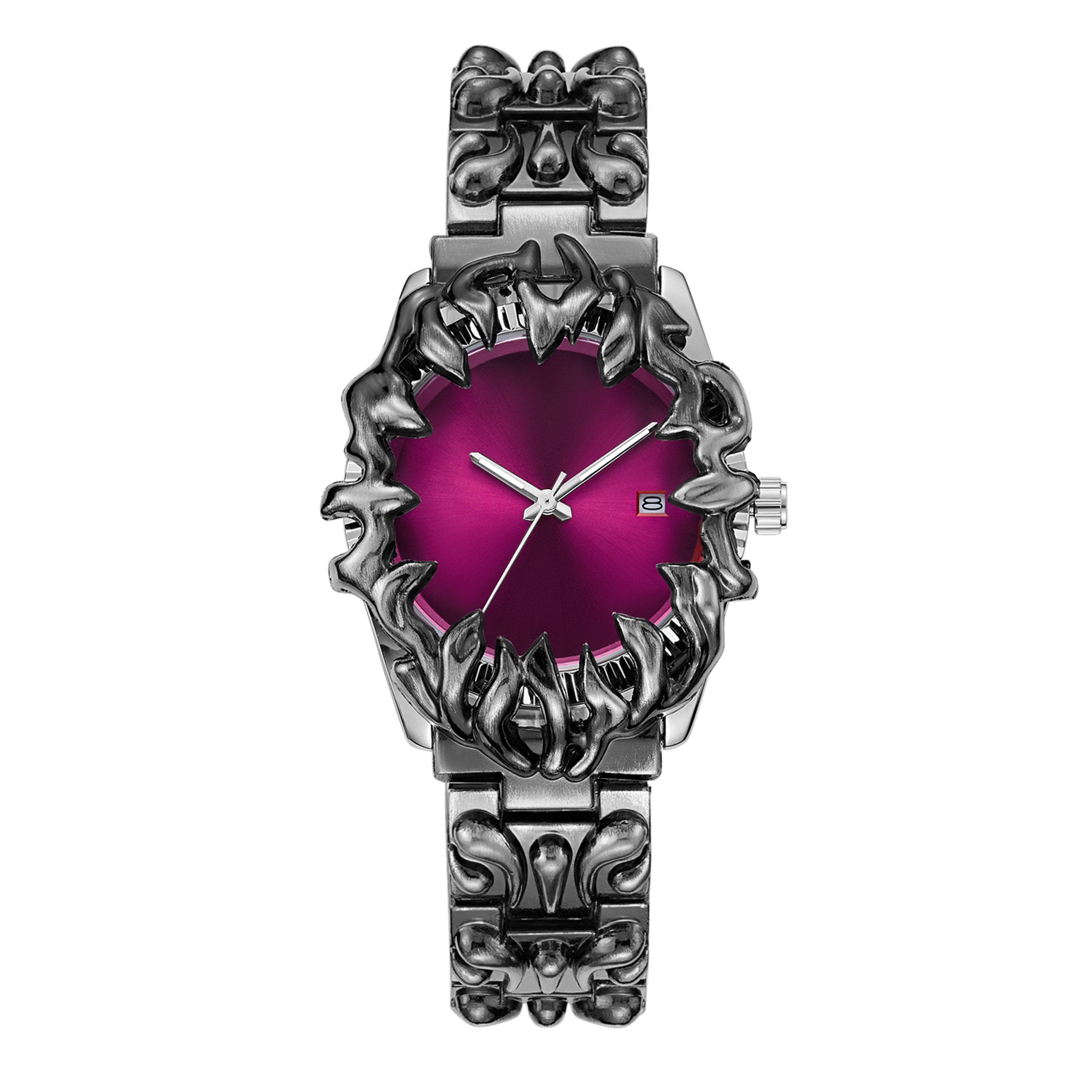 Claw Quartz Watch for Men with Calendar Retro Statement Wristwatch – view 11