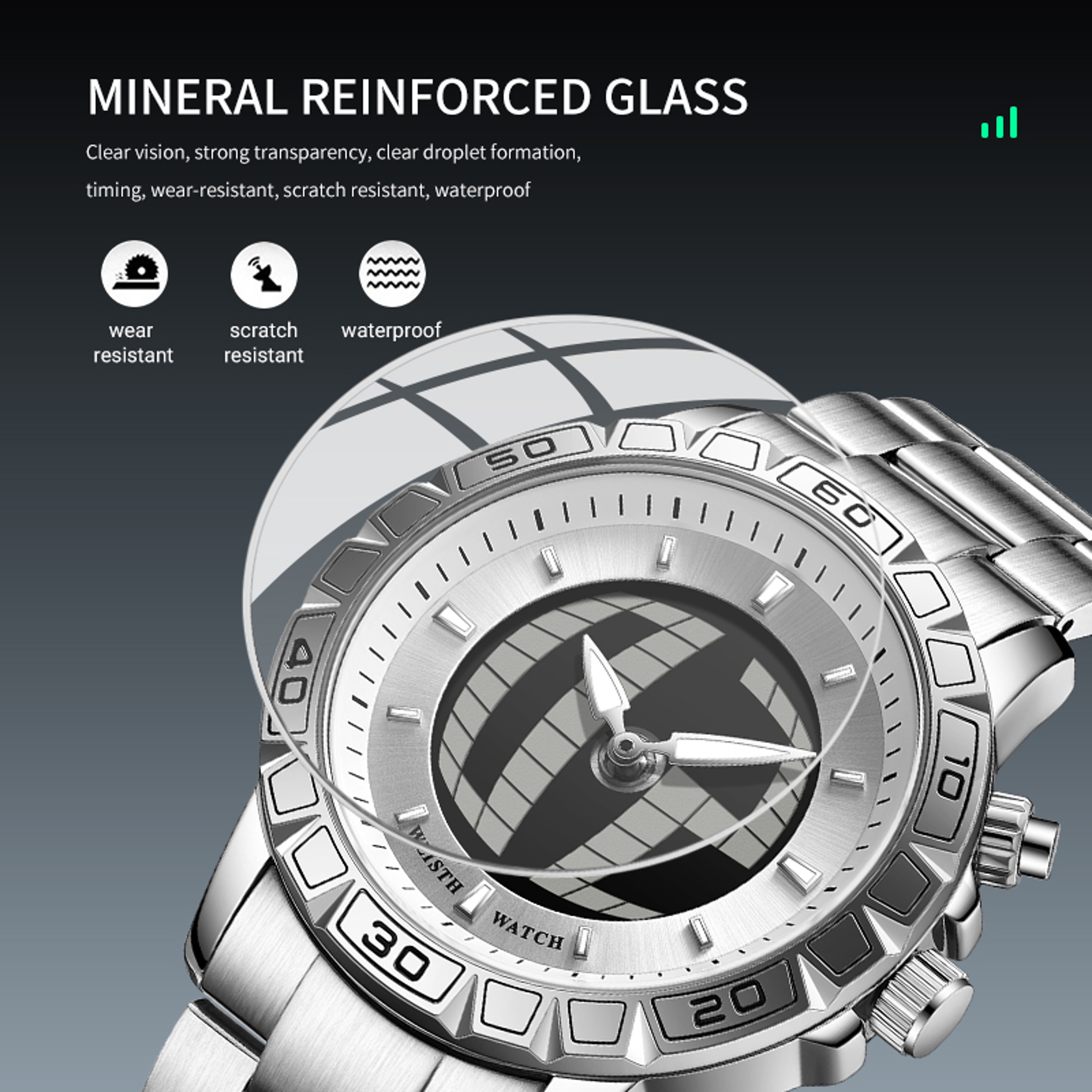 Bold Professional Digital Watch For Men With Luminous LED Display 2