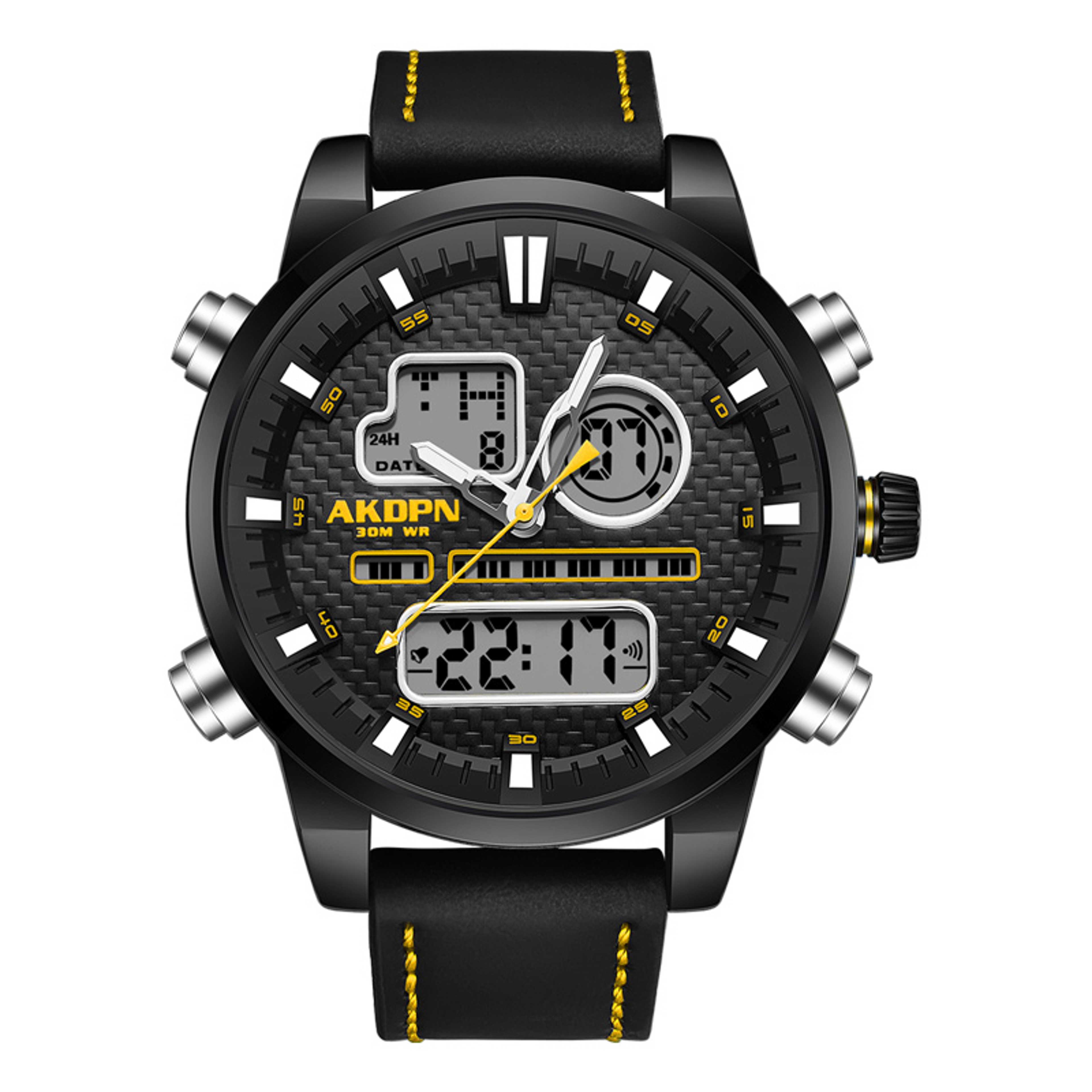 Rugged Digital Sports Watch for Men Waterproof Outdoor Multifunction Wristwatch – view 8