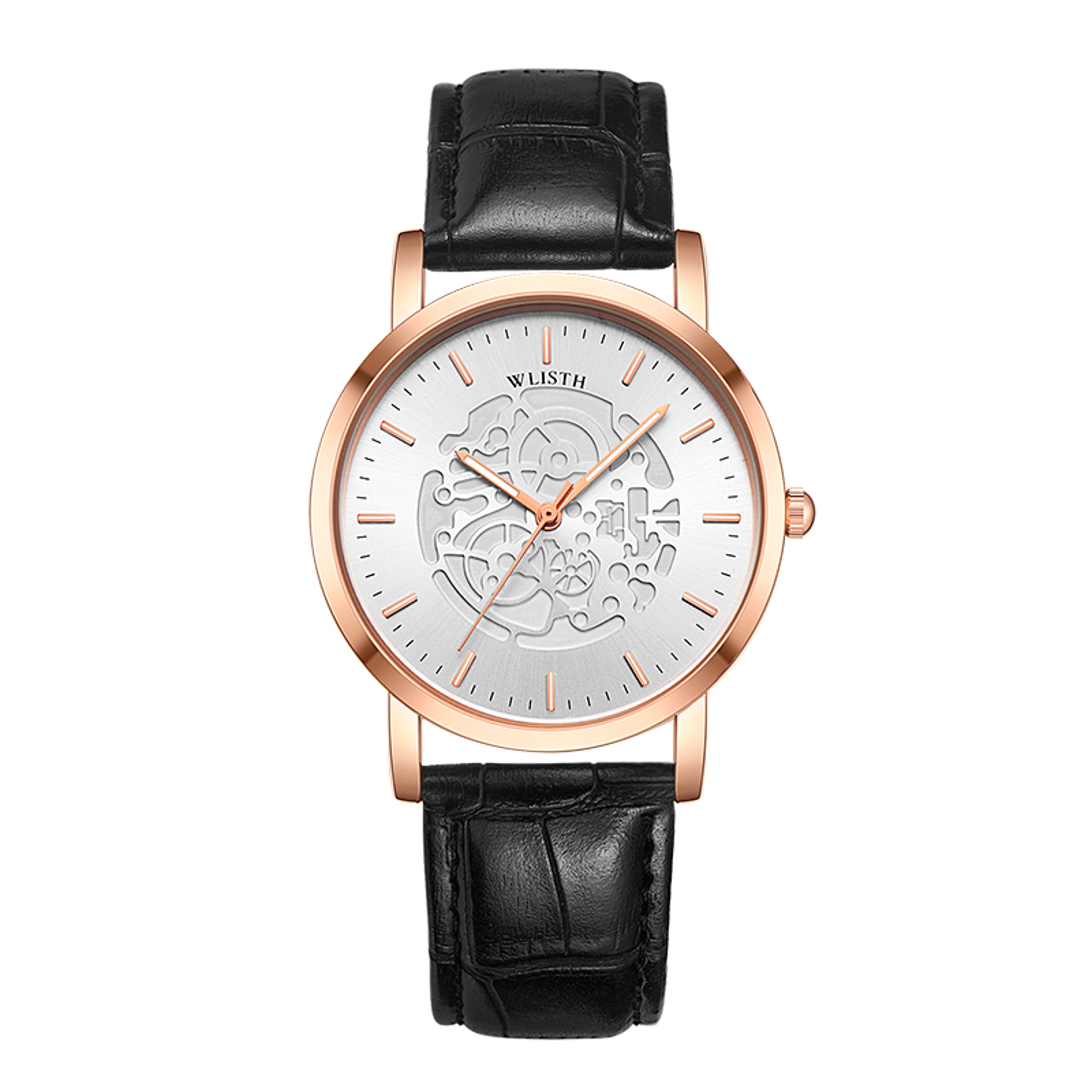 Matching Couple Watches Leather Quartz Watch Set for Him and Her – view 7