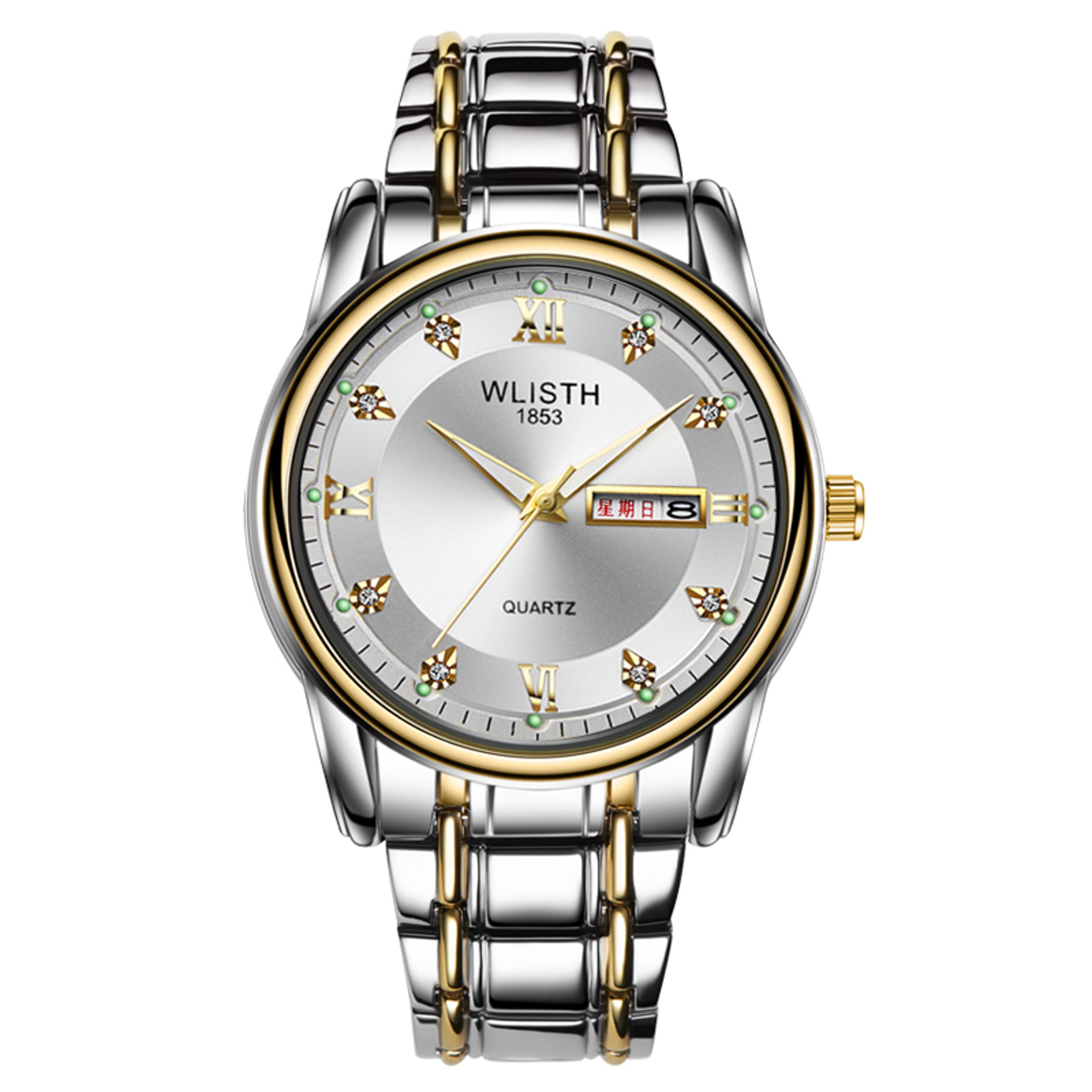 Business Mens Stainless Steel Quartz Watch Waterproof Luminous Wristwatch – view 7