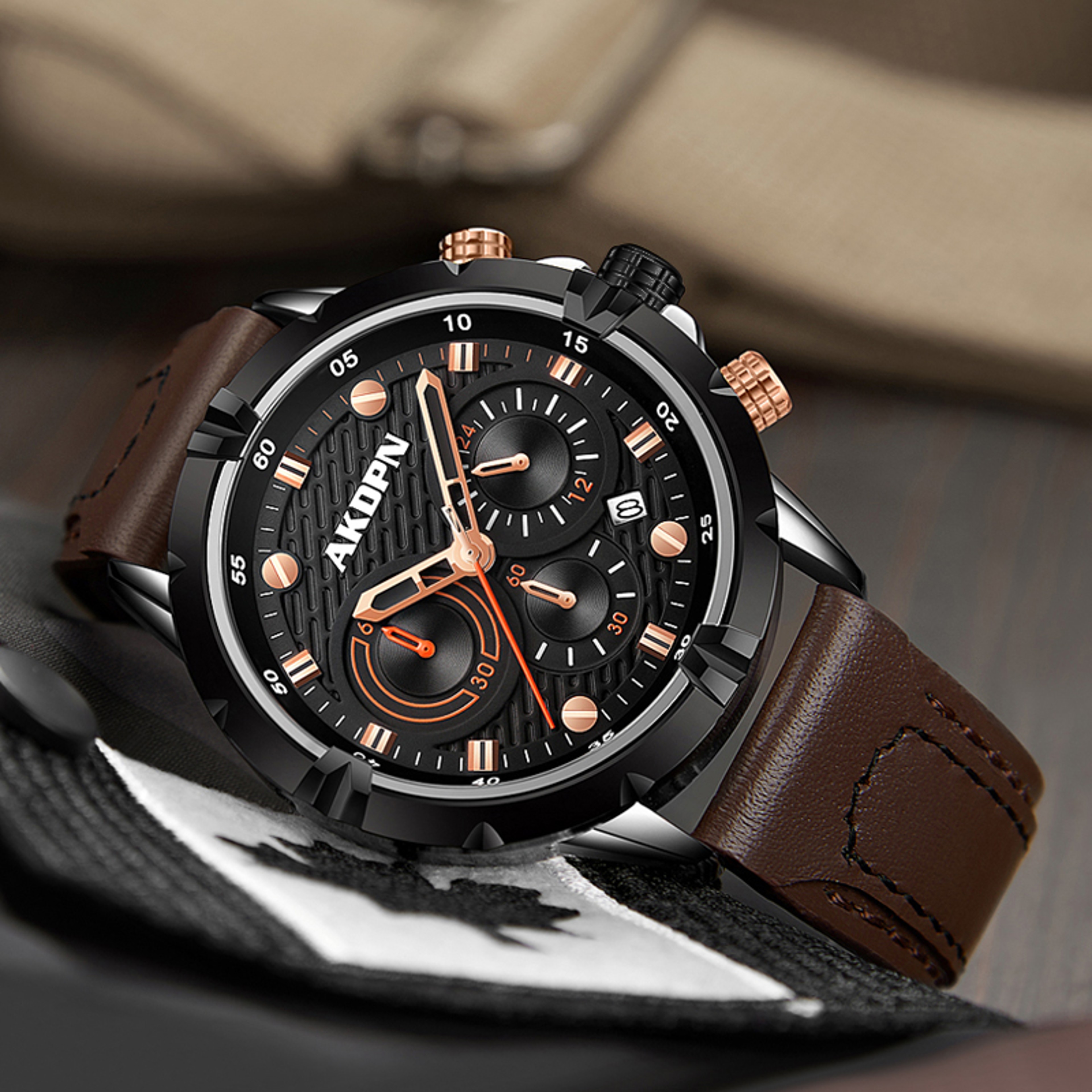 Mens Multifunctional Sports Watch Waterproof Military Quartz Wristwatch – view 1