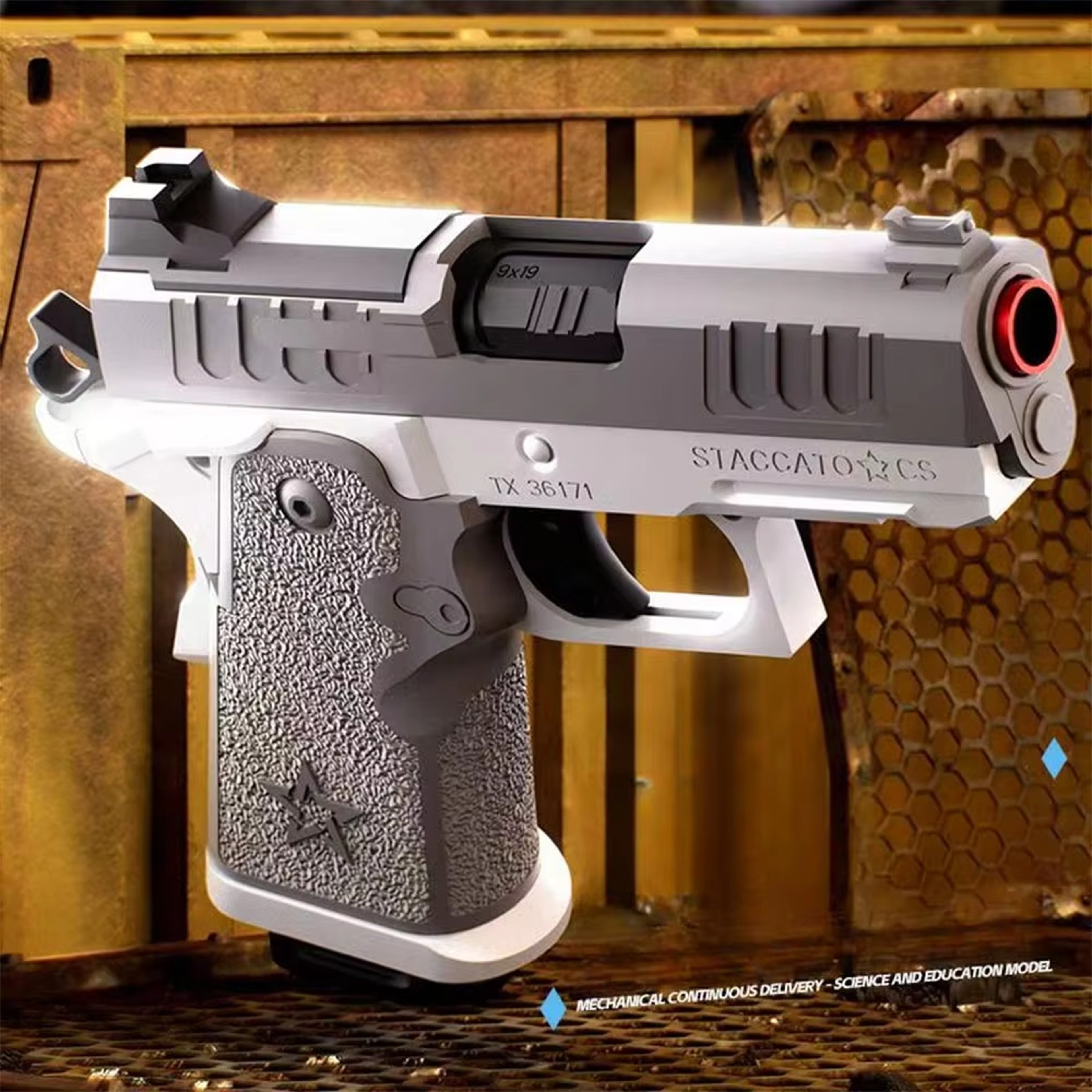 Mini Shell Ejecting Toy Pistol Soft Bullet Blaster For Kids Outdoor Shooting Game 0