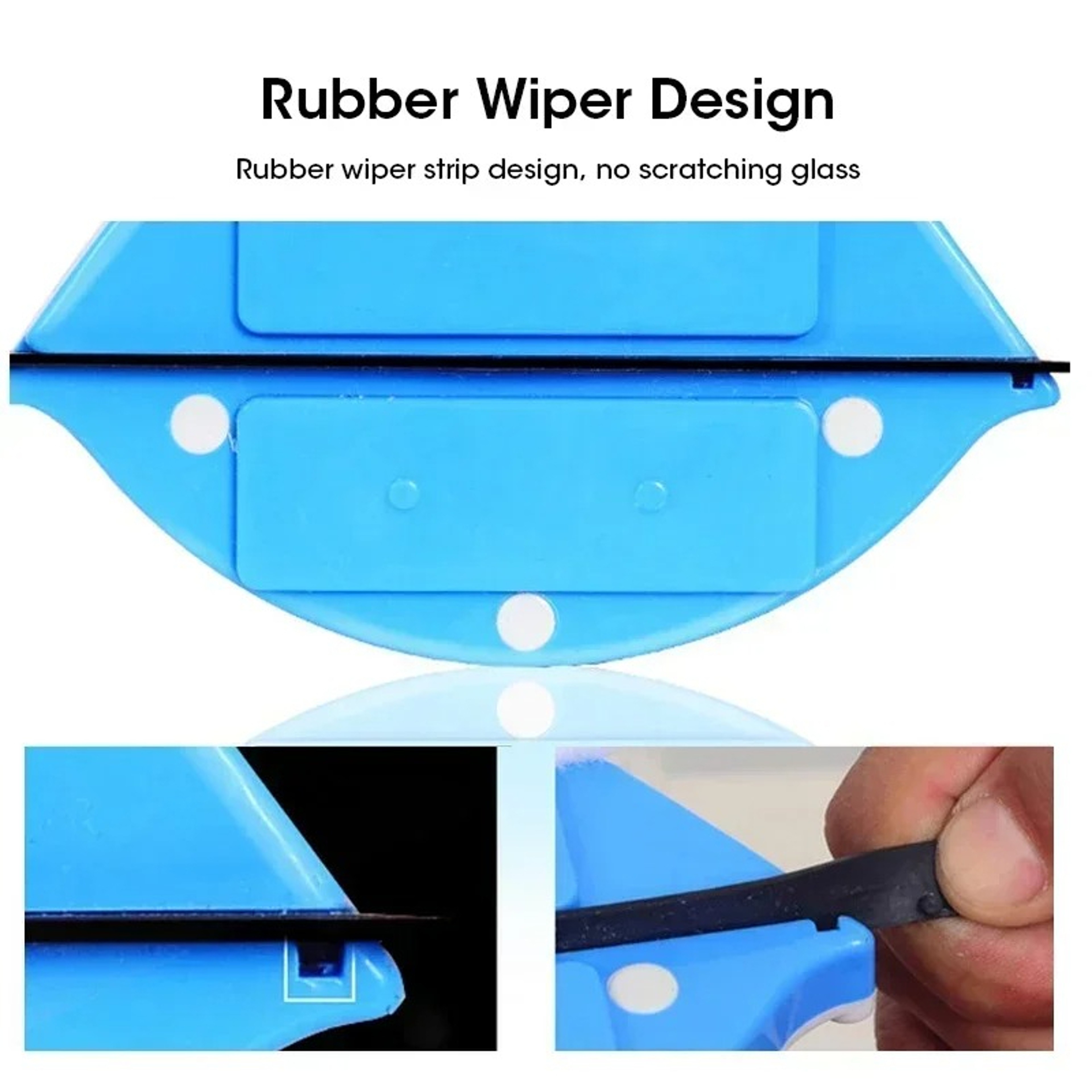 Magnetic Window Cleaner Double Sided Glass Wiper With Automatic Drainage For High Rise Windows 2