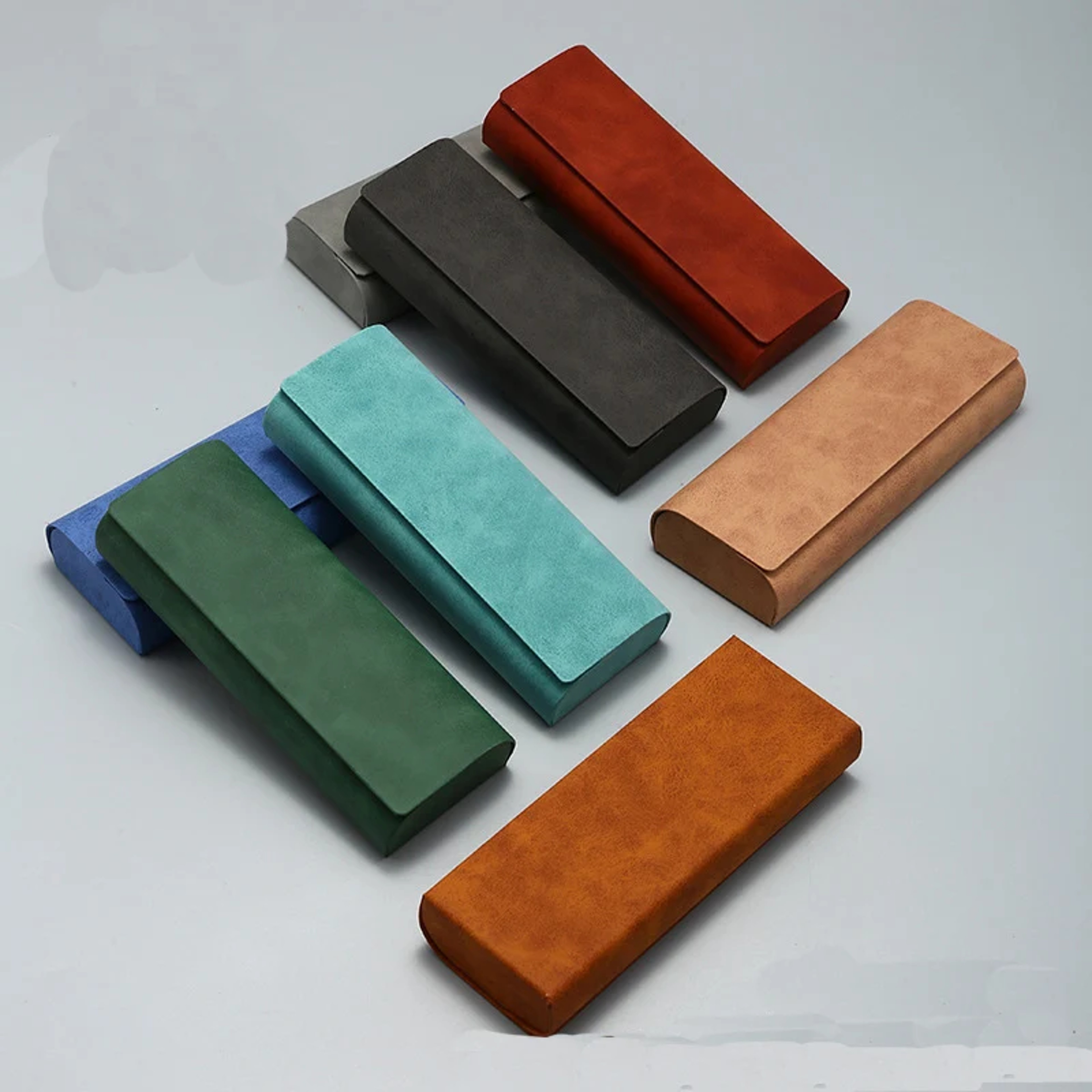 Hard Shell Eyeglass Case With Polyester Exterior And Soft Interior 0