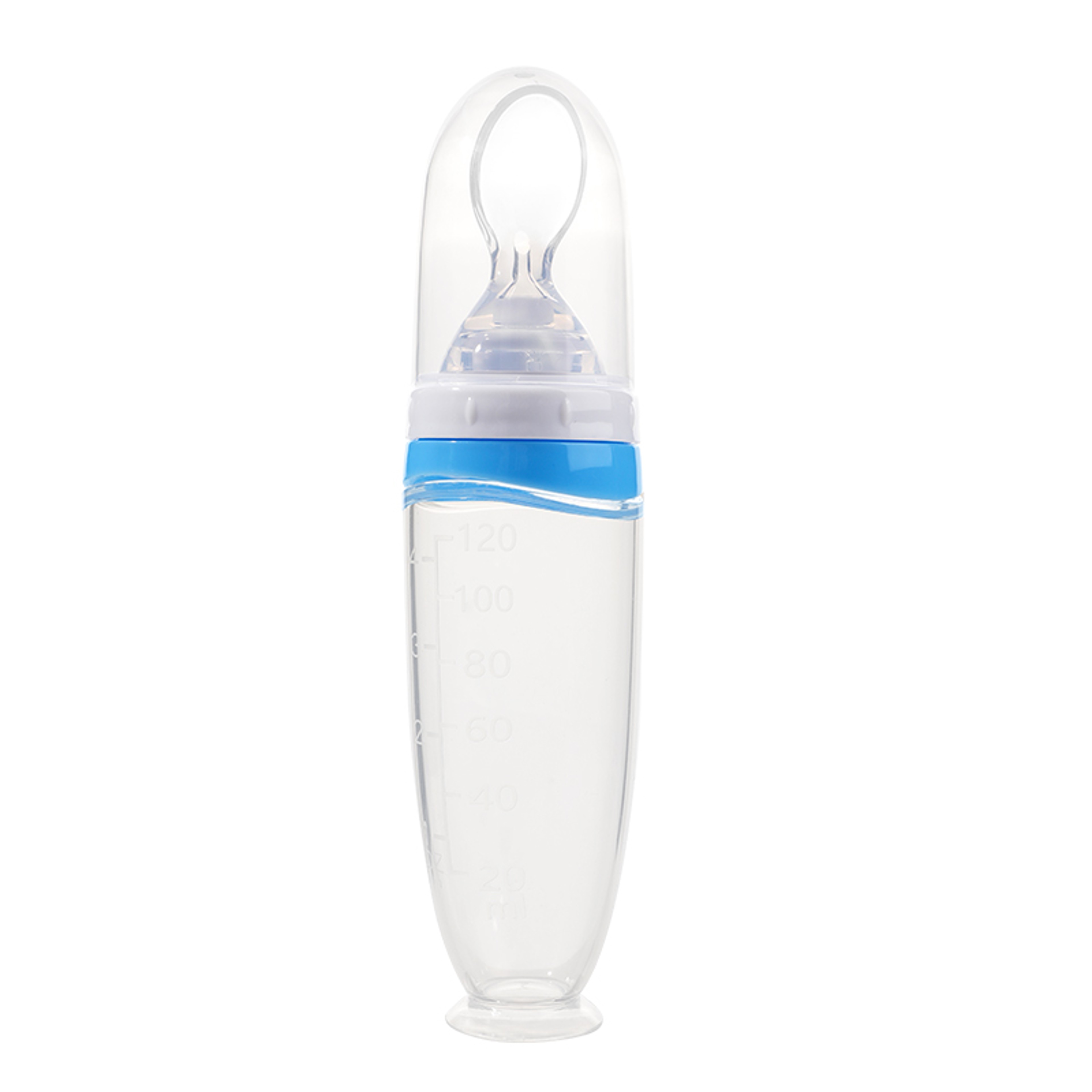 Infant Silicone Squeeze Feeder with Detachable Spoon – view 10