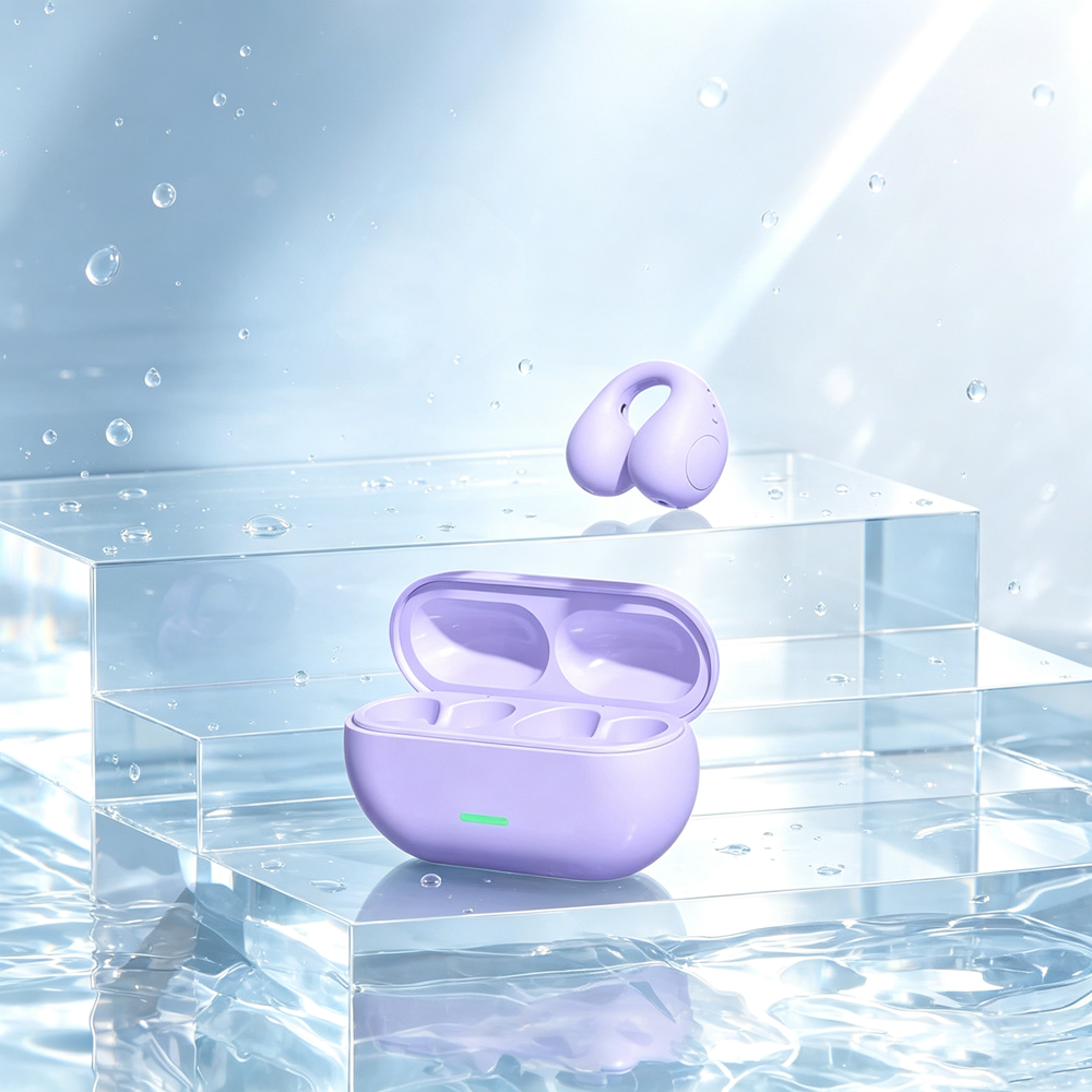 Bluetooth Earbuds Active Noise Cancellation and Charging Case – view 1