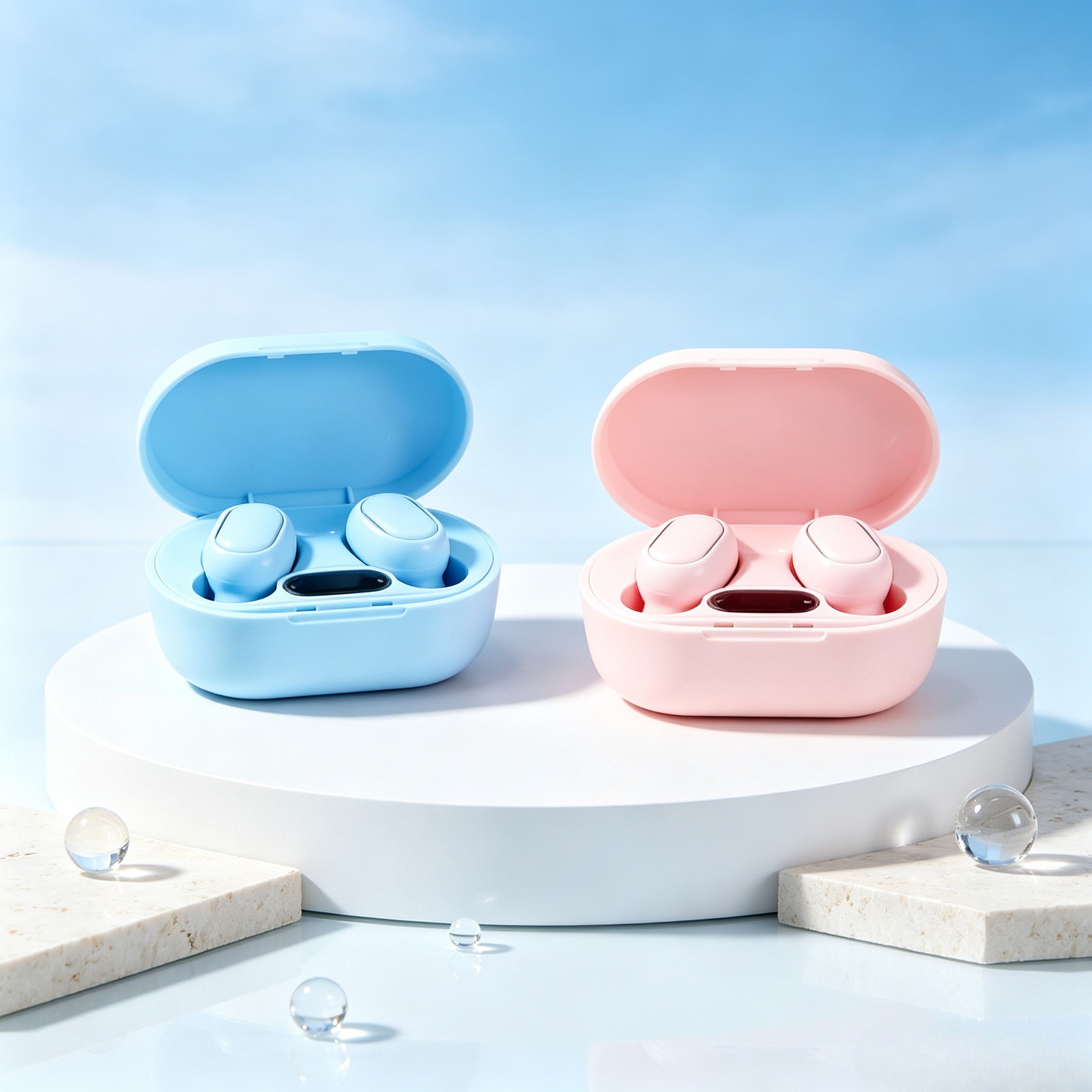 TWS Wireless Earbuds with Active Noise Cancellation and Microphone – view 1
