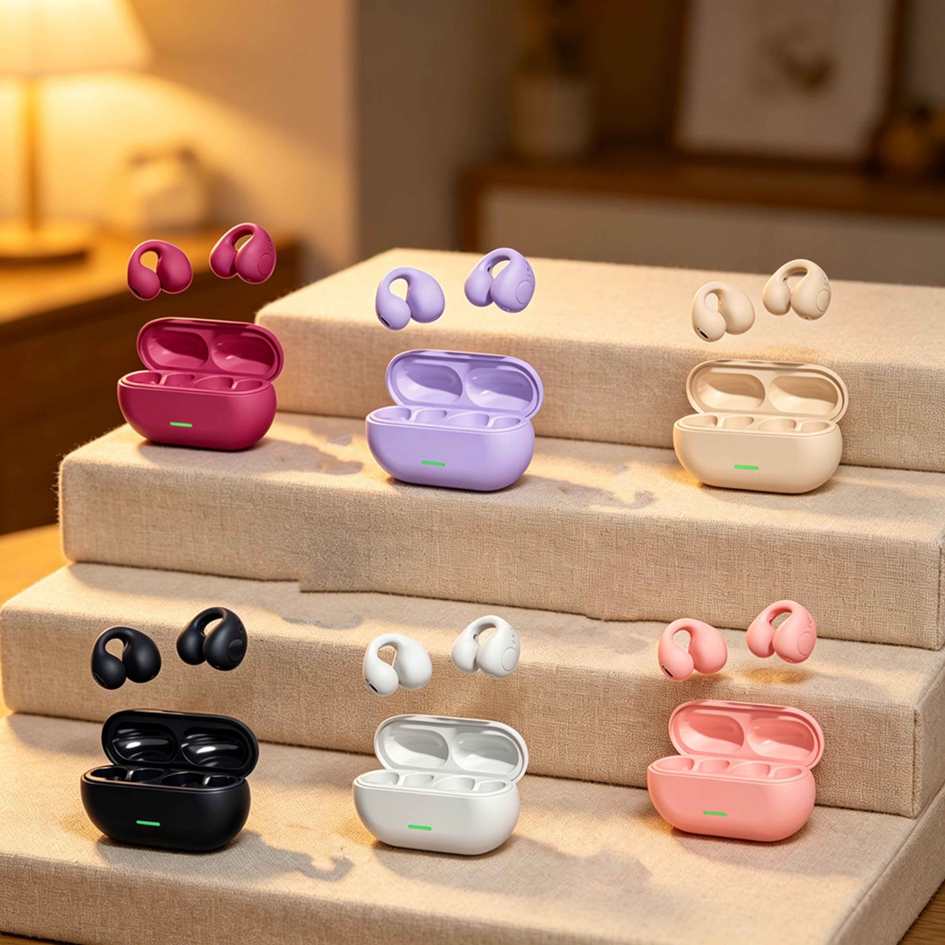 Bluetooth Wireless Air Conduction Earphones with Active Noise Cancellation – view 2