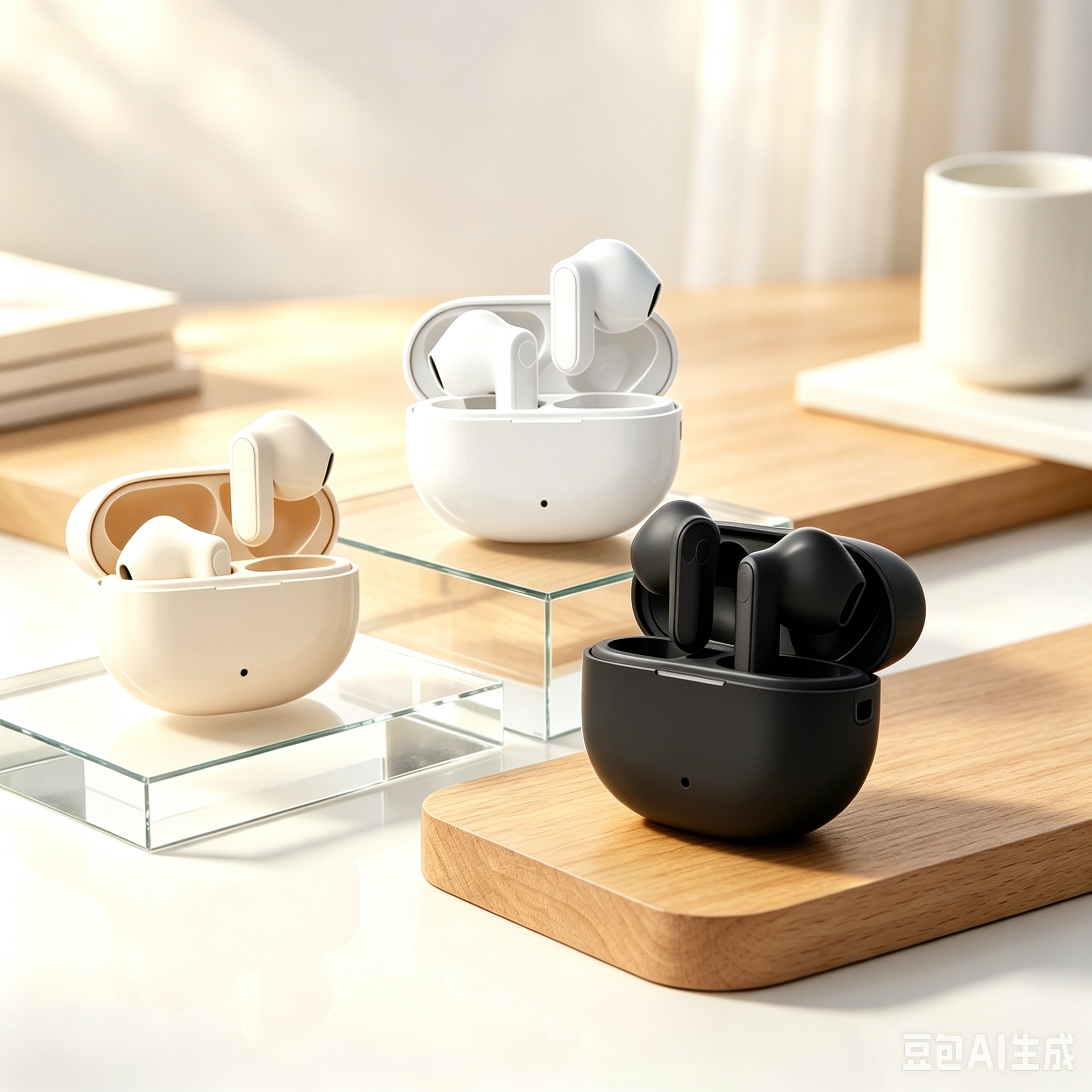 Wireless Earbuds with Active Noise Cancellation and Charging Case – view 1