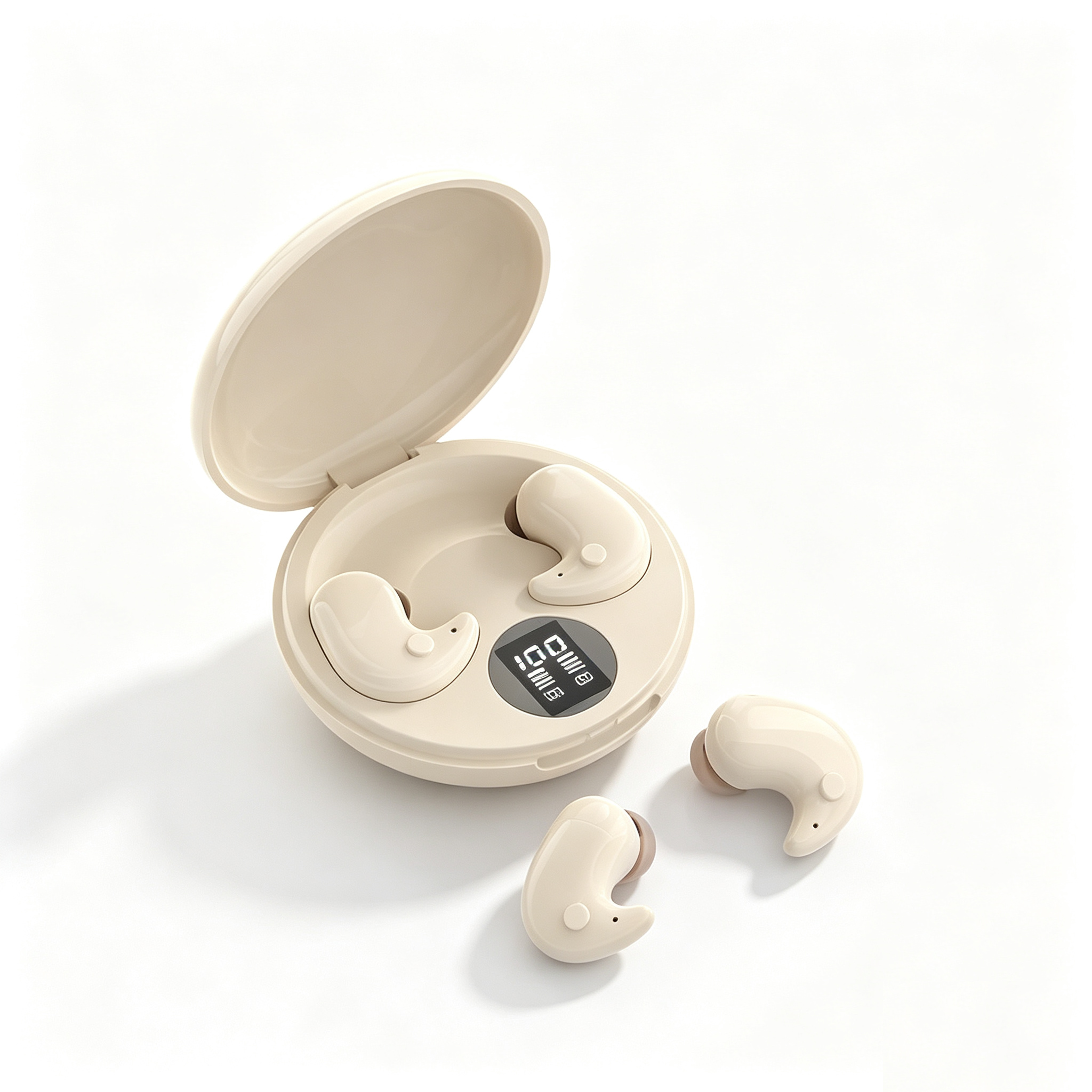 Low Profile Wireless Sleep Earbuds with Bluetooth and Noise Cancellation – view 1