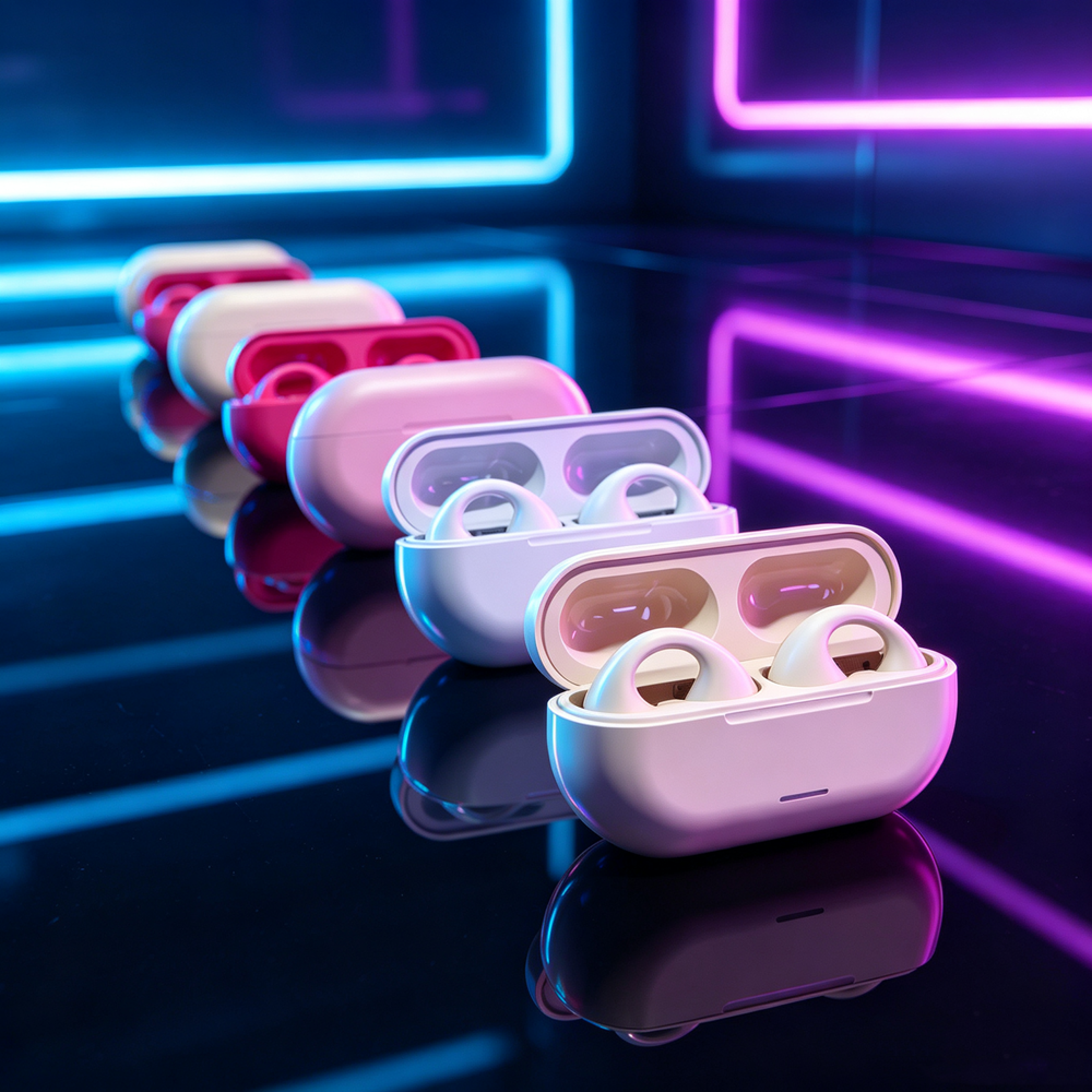 Wireless Ear Clip Earbuds with Bluetooth Touch Control and Charging Case – view 1