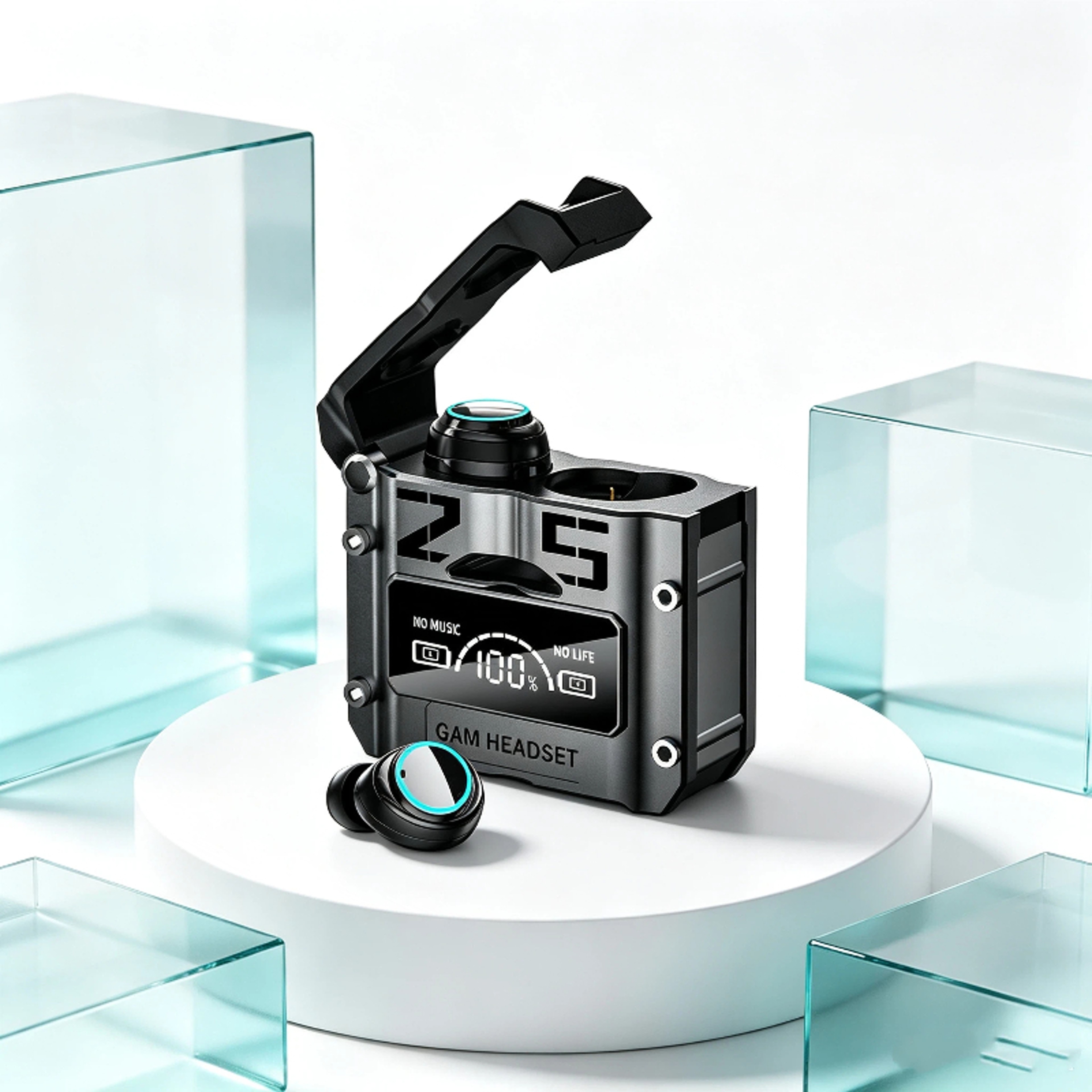 Bluetooth True Wireless Earbuds with Active Noise Cancellation and Waterproof Design – view 2
