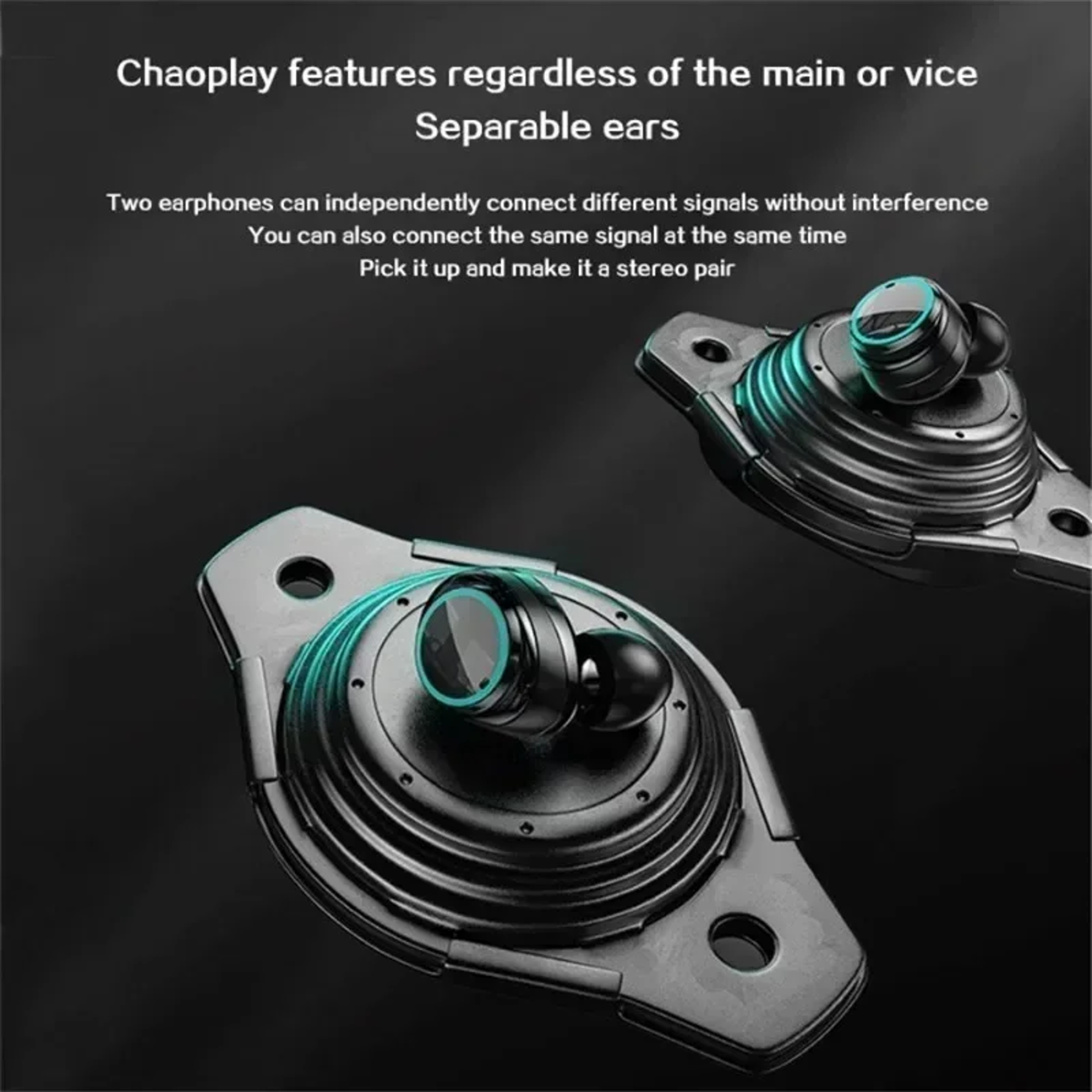 TWS Bluetooth Wireless Earbuds with Active Noise Cancellation and Touch Controls – view 2