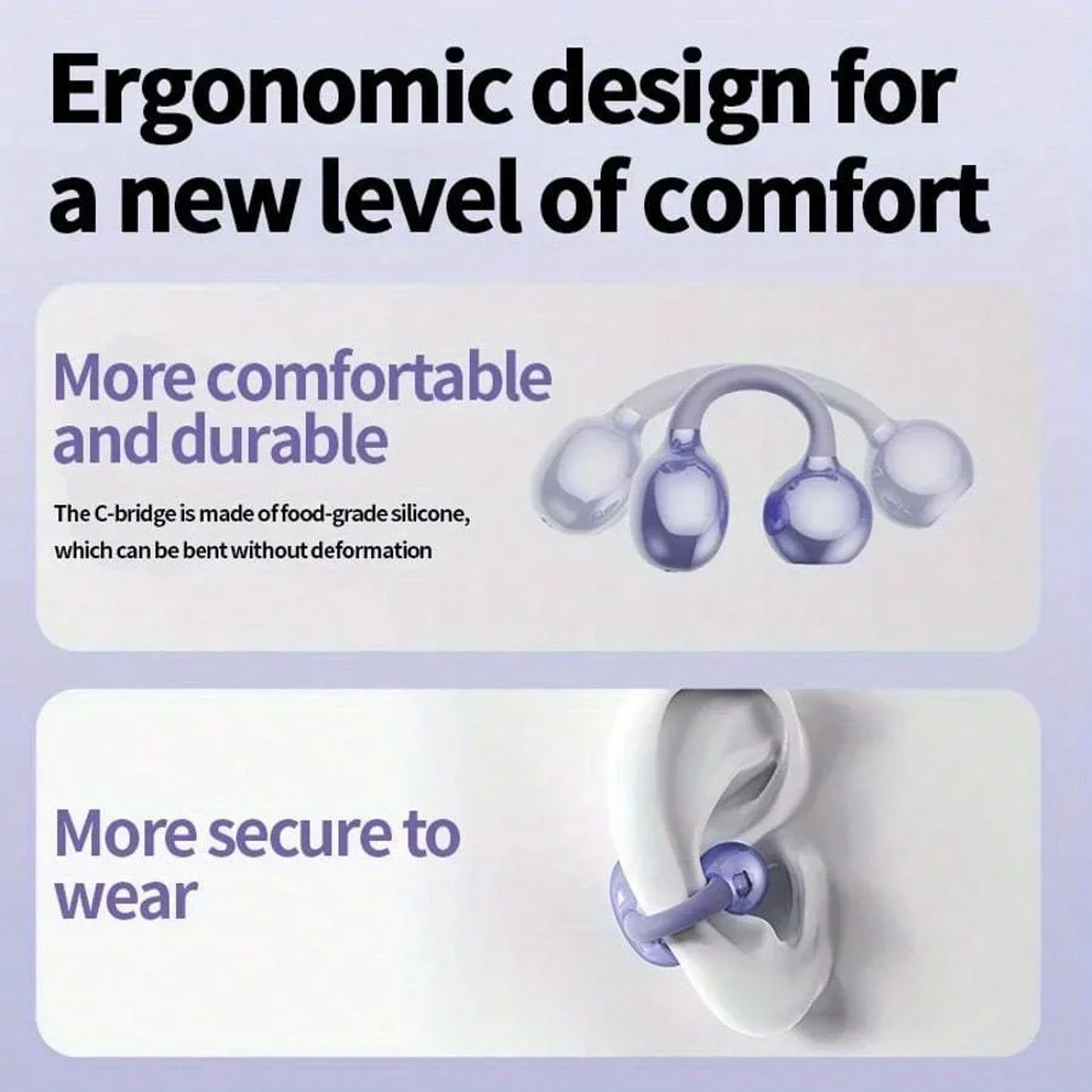 Open Ear Bluetooth Wireless Headphones With Microphone Active Noise Cancellation 4