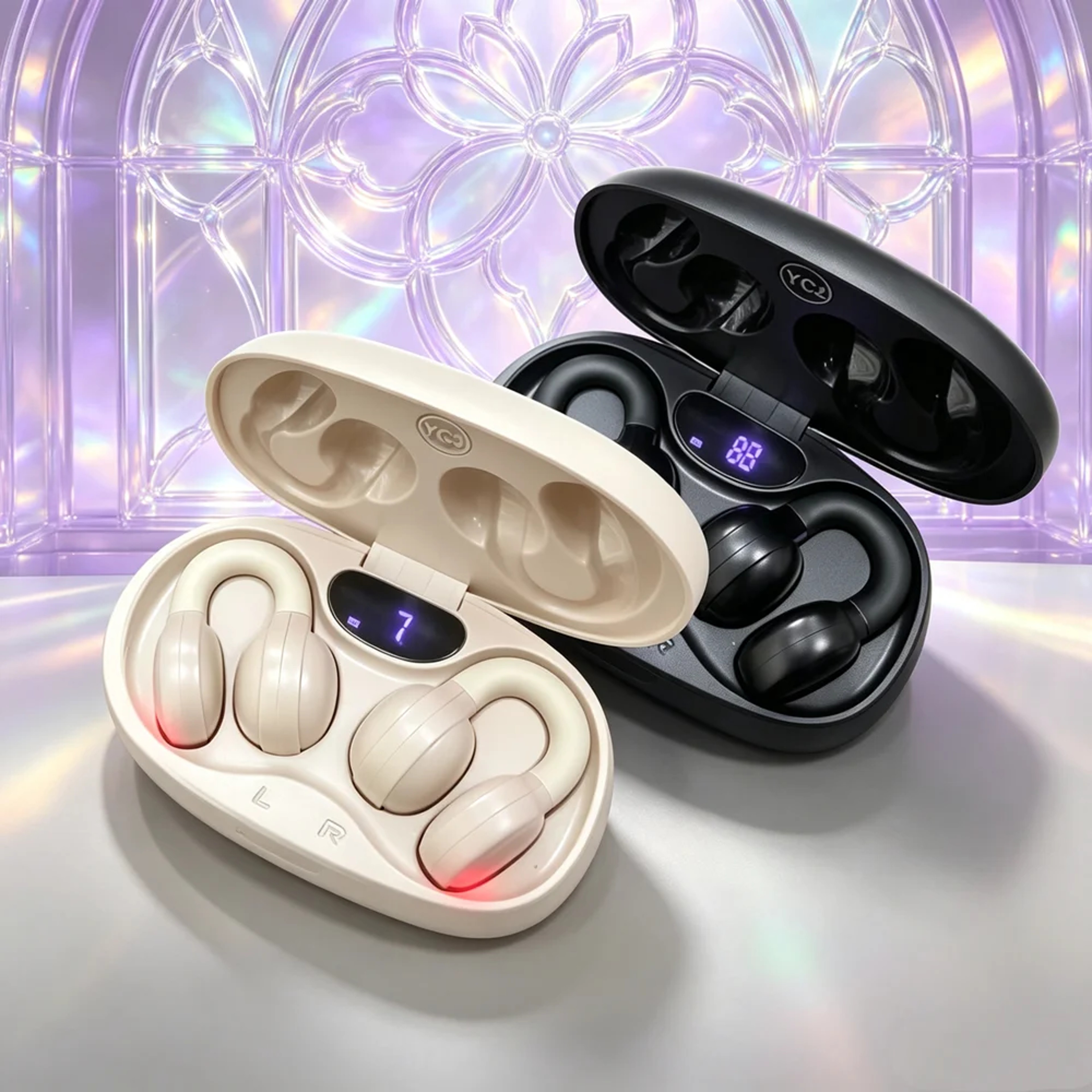 Bluetooth Wireless Earbuds with Active Noise Cancellation and Ambient-Sensing Volume Control – view 1