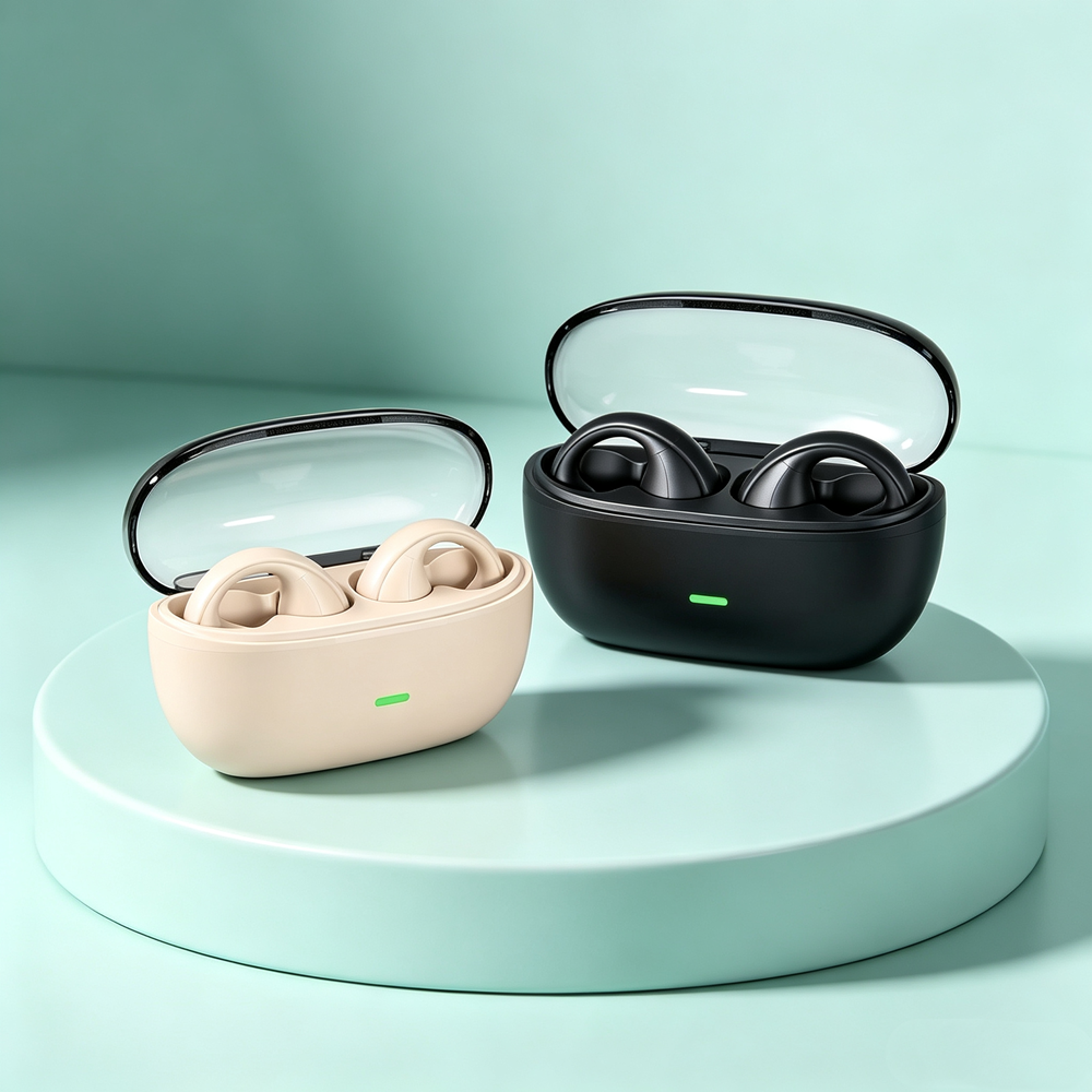 Bluetooth Earbuds Active Noise Cancellation and Sweatproof Design – view 1