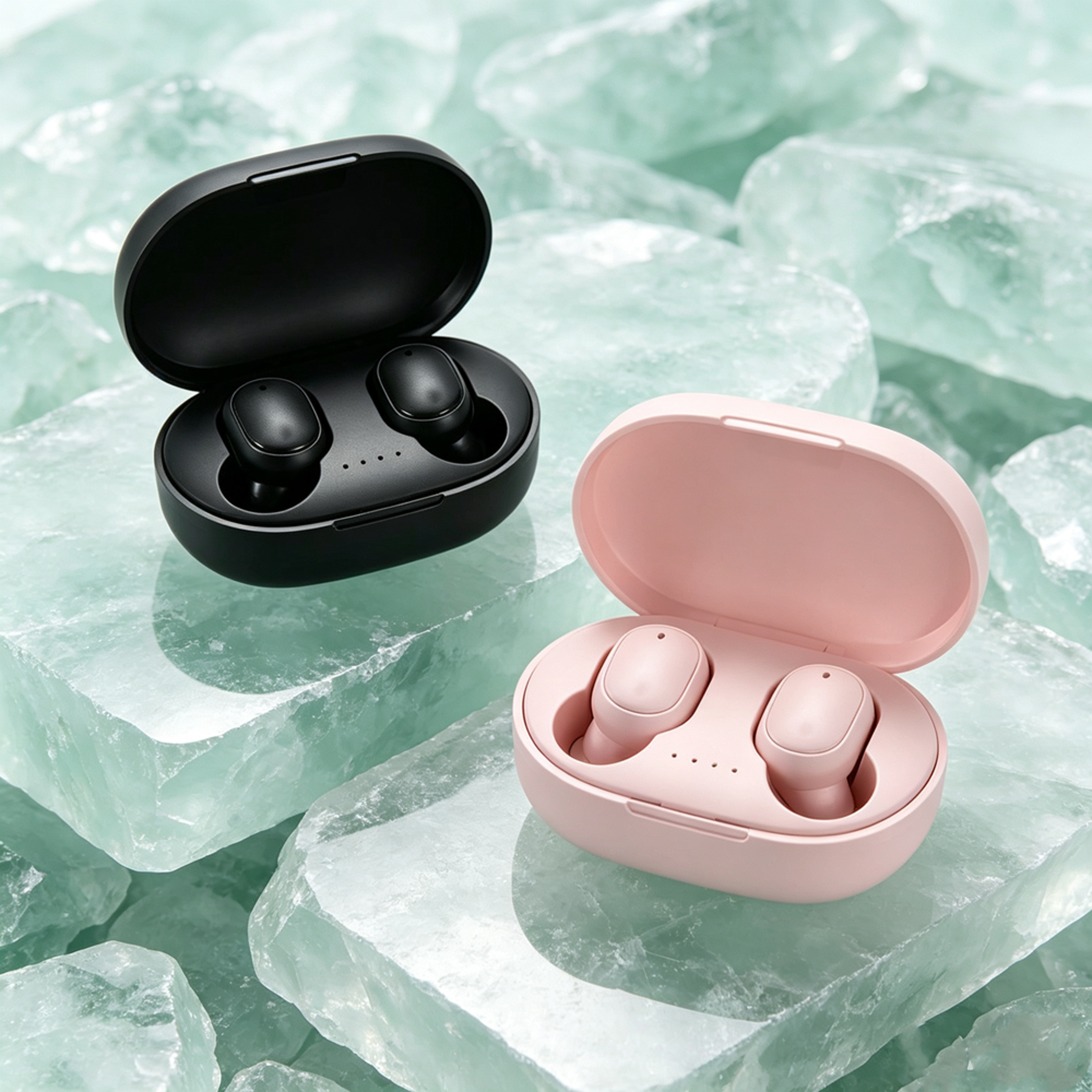 Wireless Bluetooth Headset with Boom Microphone Active Noise Cancelling In Ear Earbuds – view 1