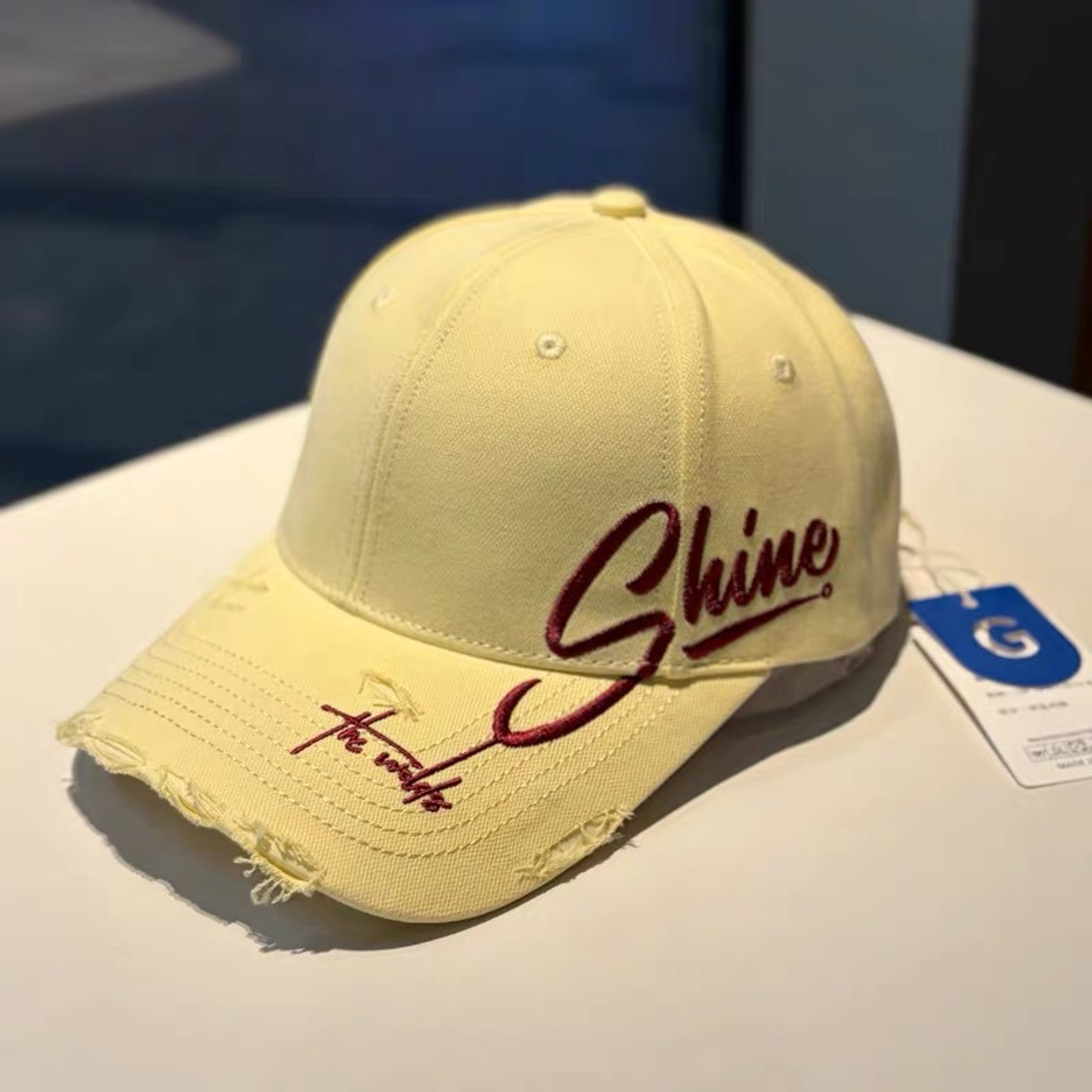 Vintage Letter Embroidery Baseball Cap Adjustable Cotton Canvas Sun Hat 5