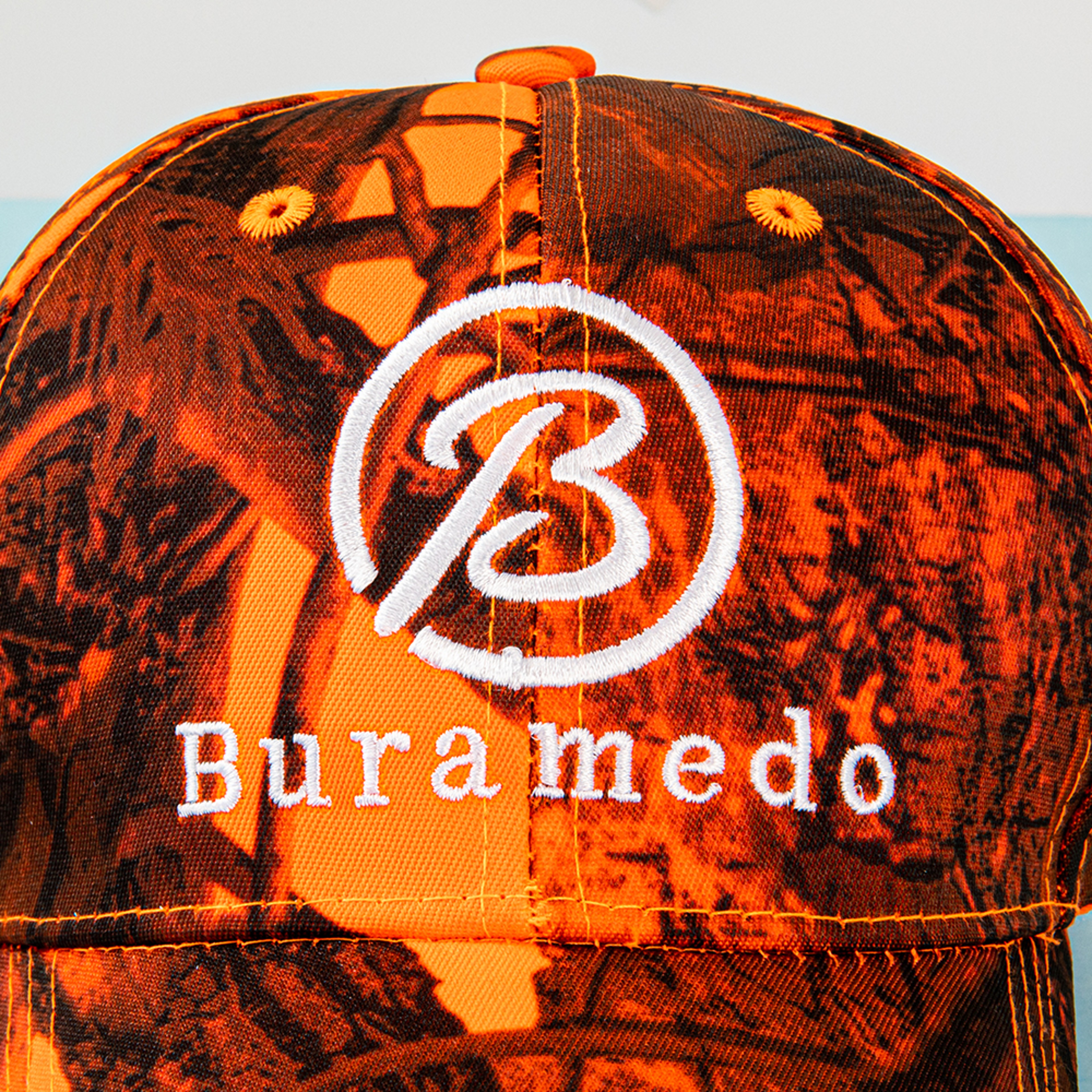 Flame Embroidery Cap Adjustable Cotton Fire Pattern Dad Hat 3