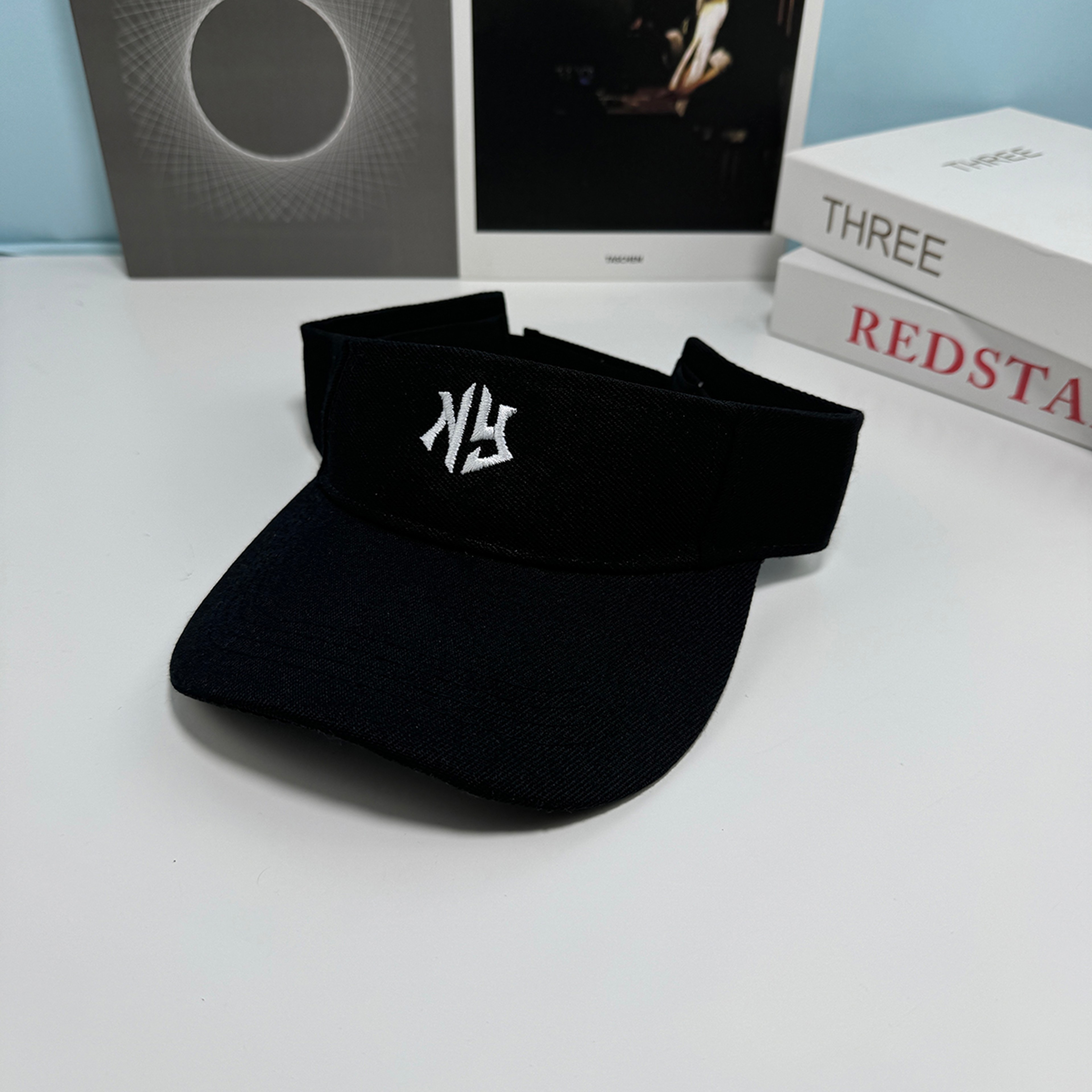 Unisex Adjustable Empty Top Sun Hat Letter Print Athletic Visor Cap – view 8
