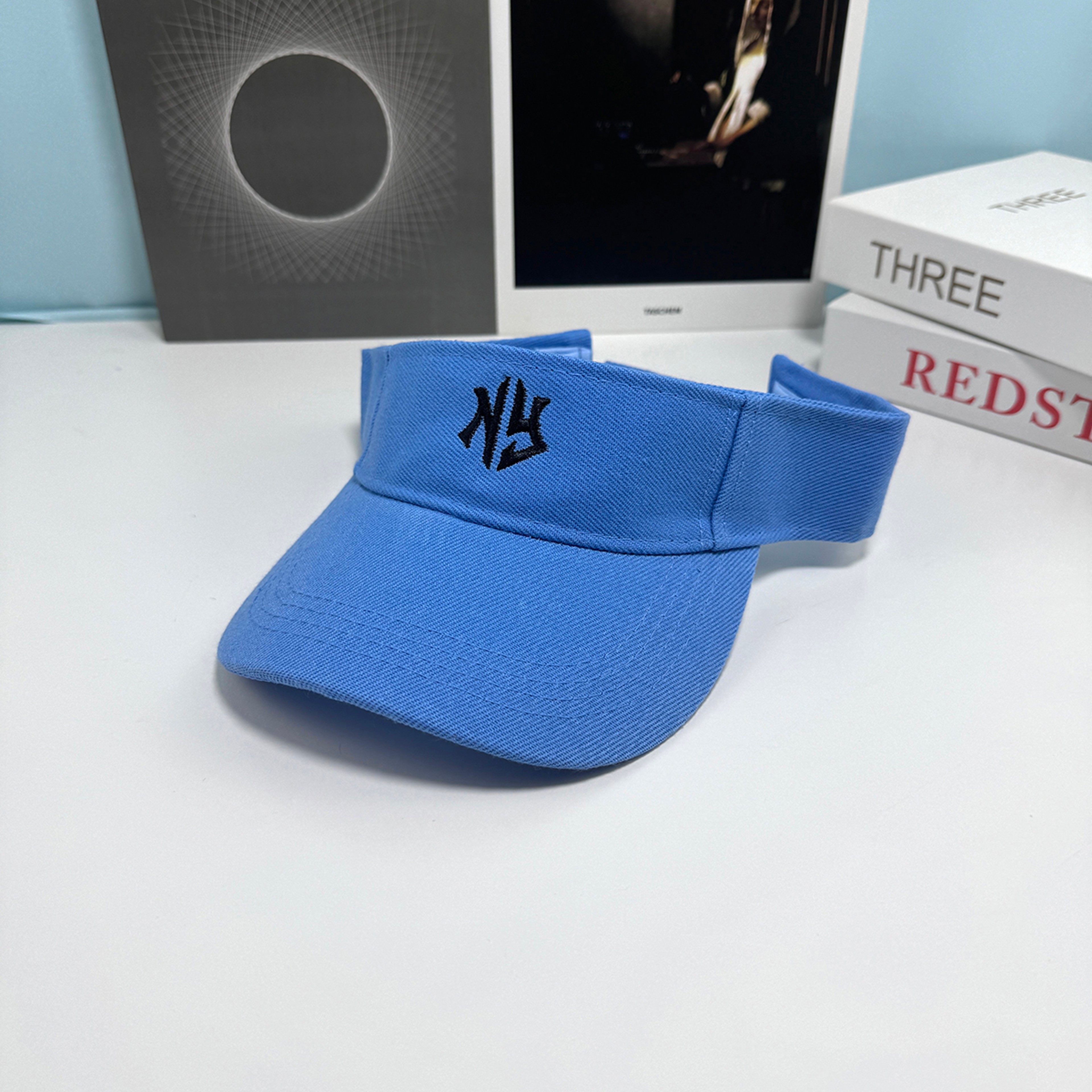 Unisex Adjustable Empty Top Sun Hat Letter Print Athletic Visor Cap – view 11