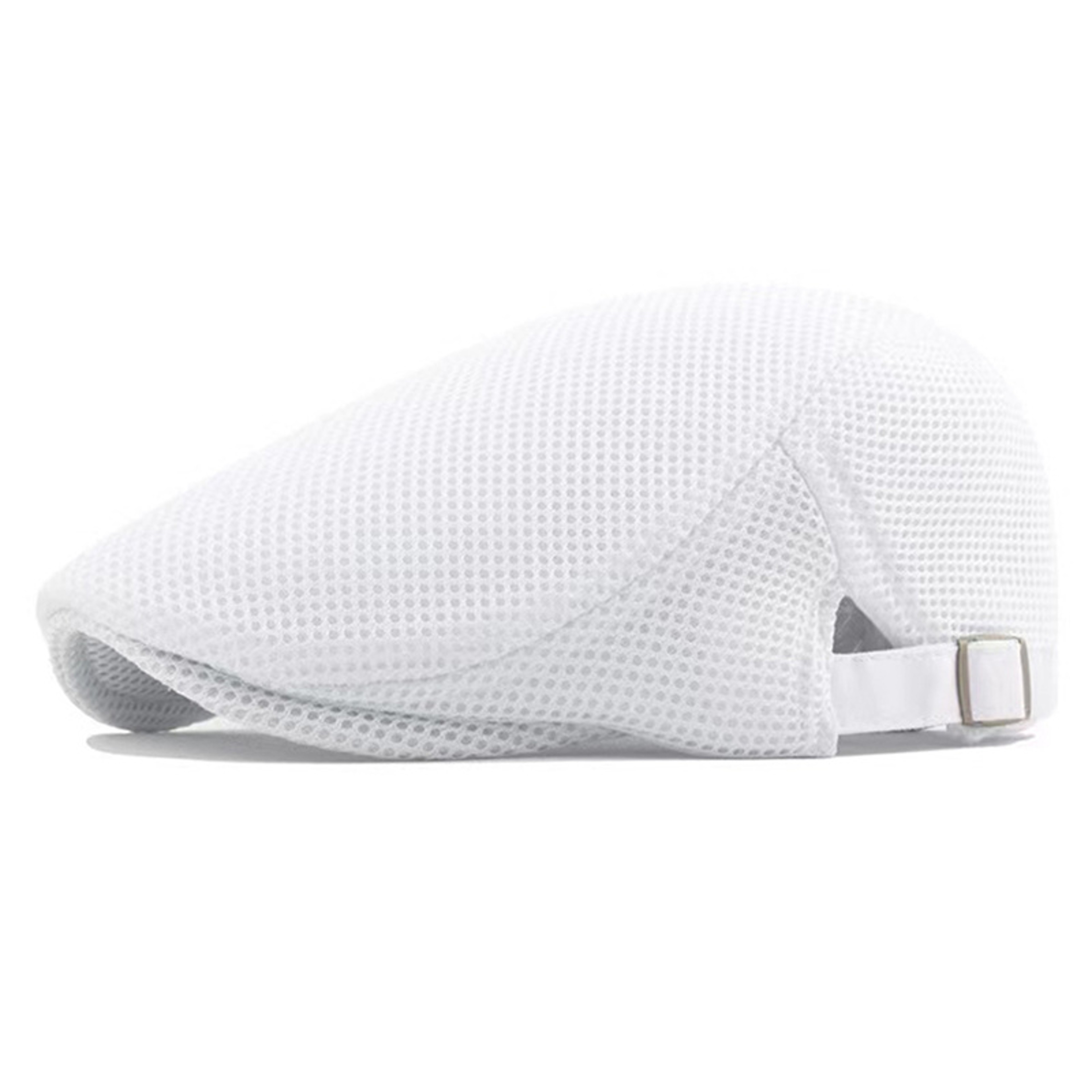 Adjustable Mesh Newsboy Cap Breathable Summer Flat Beret Hat 2