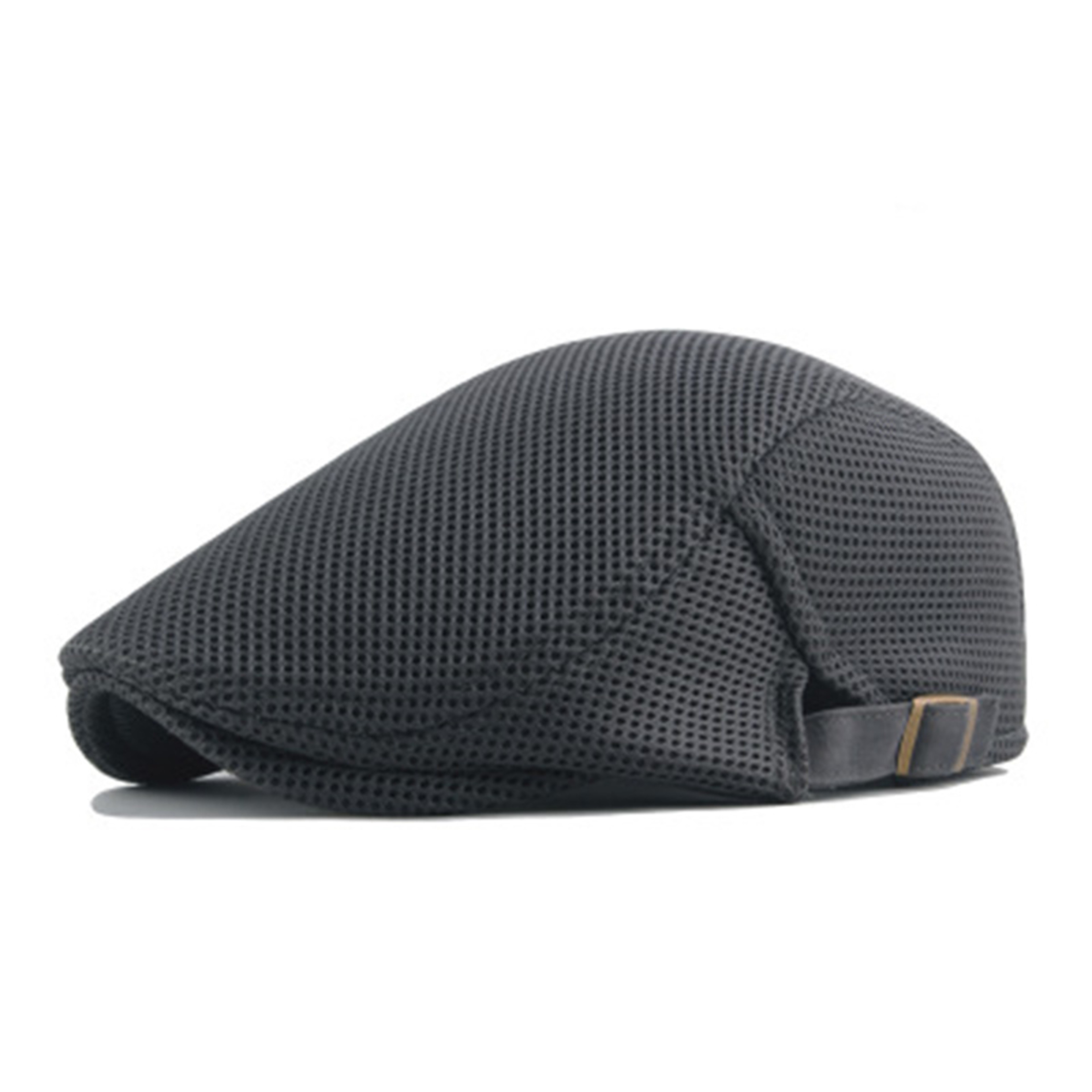 Adjustable Mesh Newsboy Cap Breathable Summer Flat Beret Hat 5