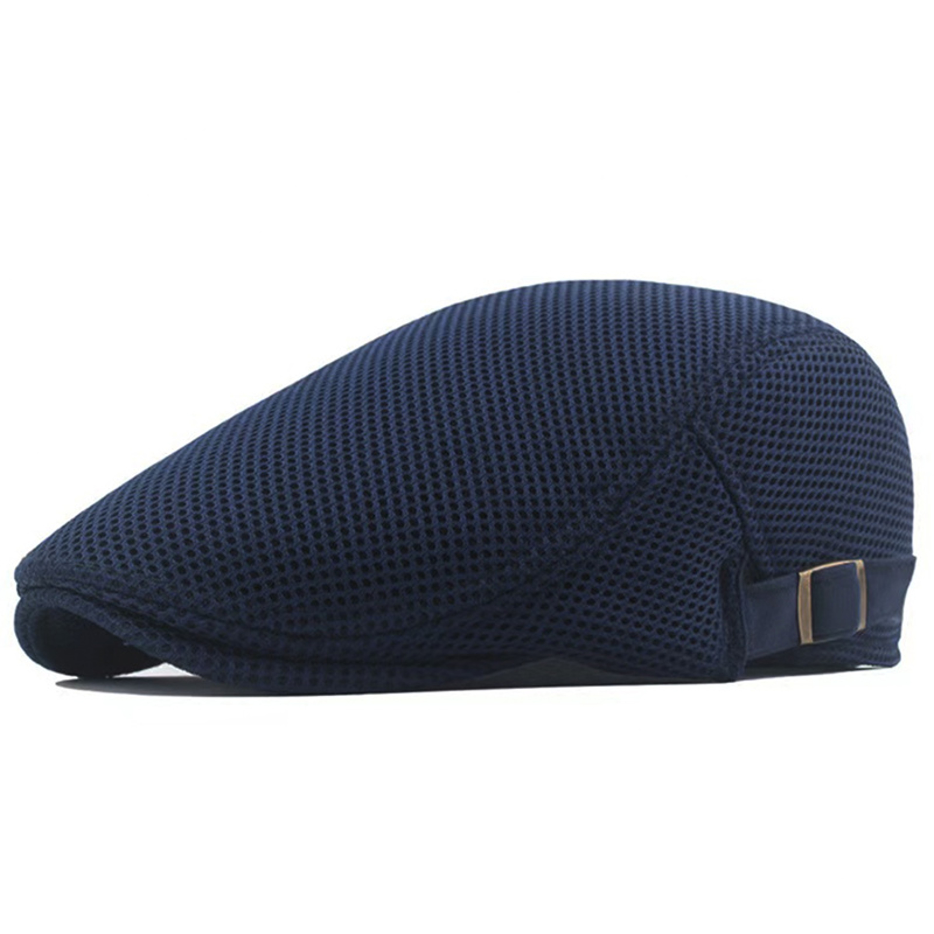 Adjustable Mesh Newsboy Cap Breathable Summer Flat Beret Hat 7