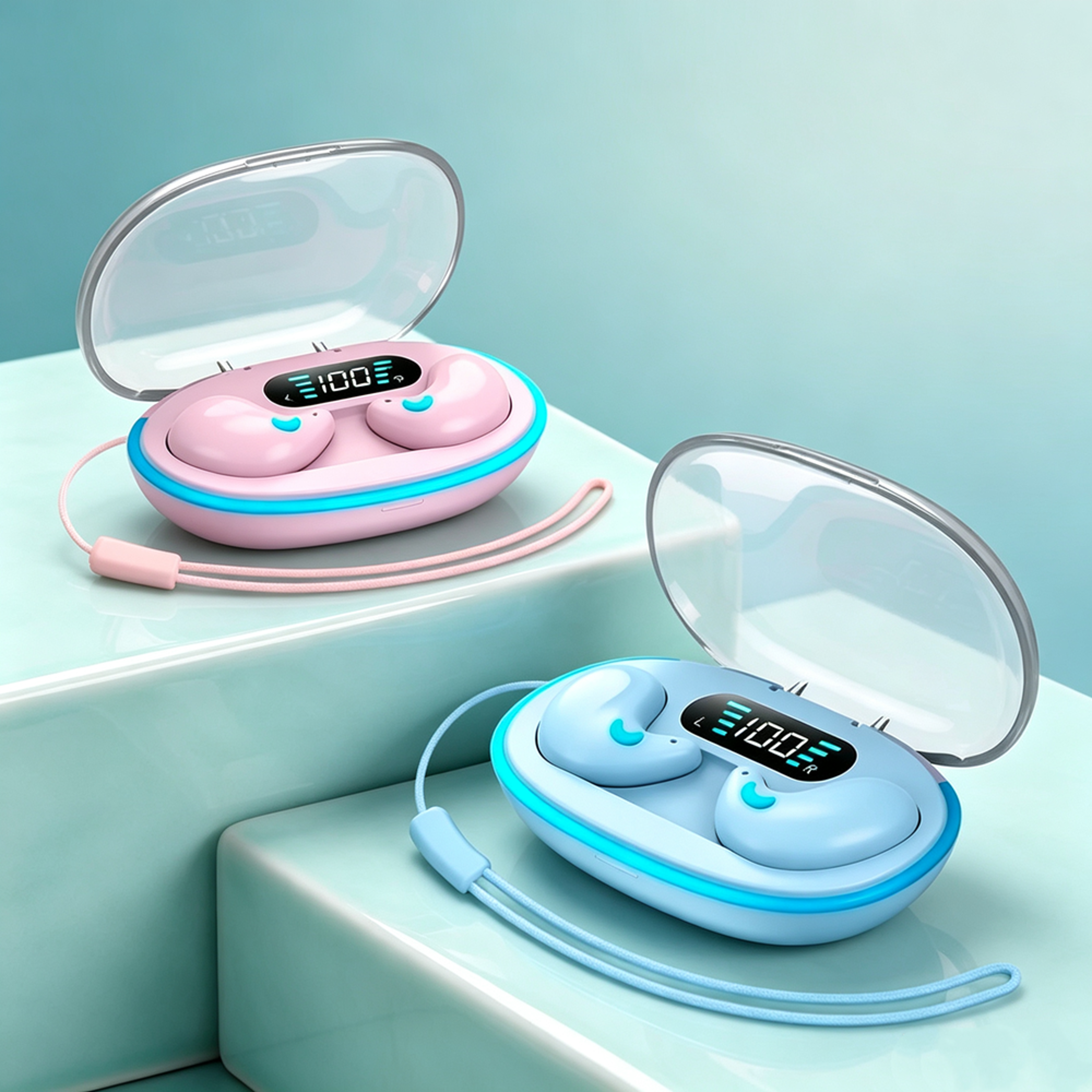 Rugged Waterproof Wireless Earbuds with Active Noise Cancelling and Charging Case – view 6