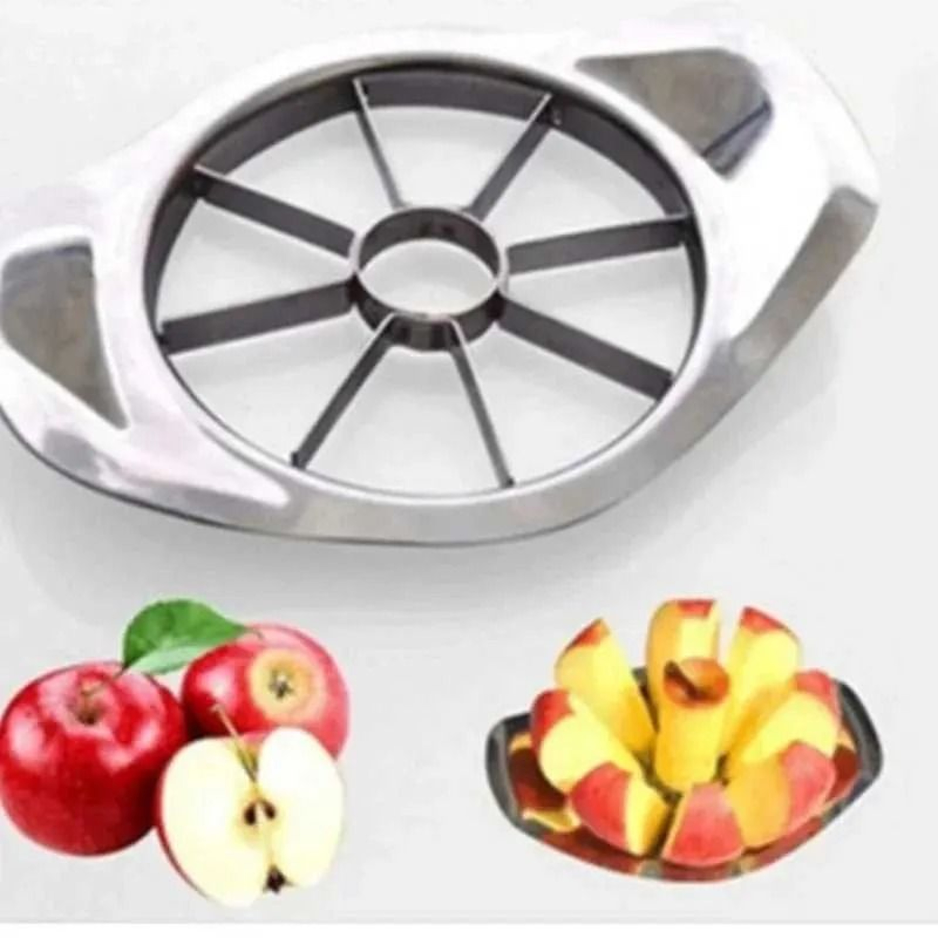 Stainless Steel Apple Cutter And Fruit Slicer With Ergonomic Handle 3