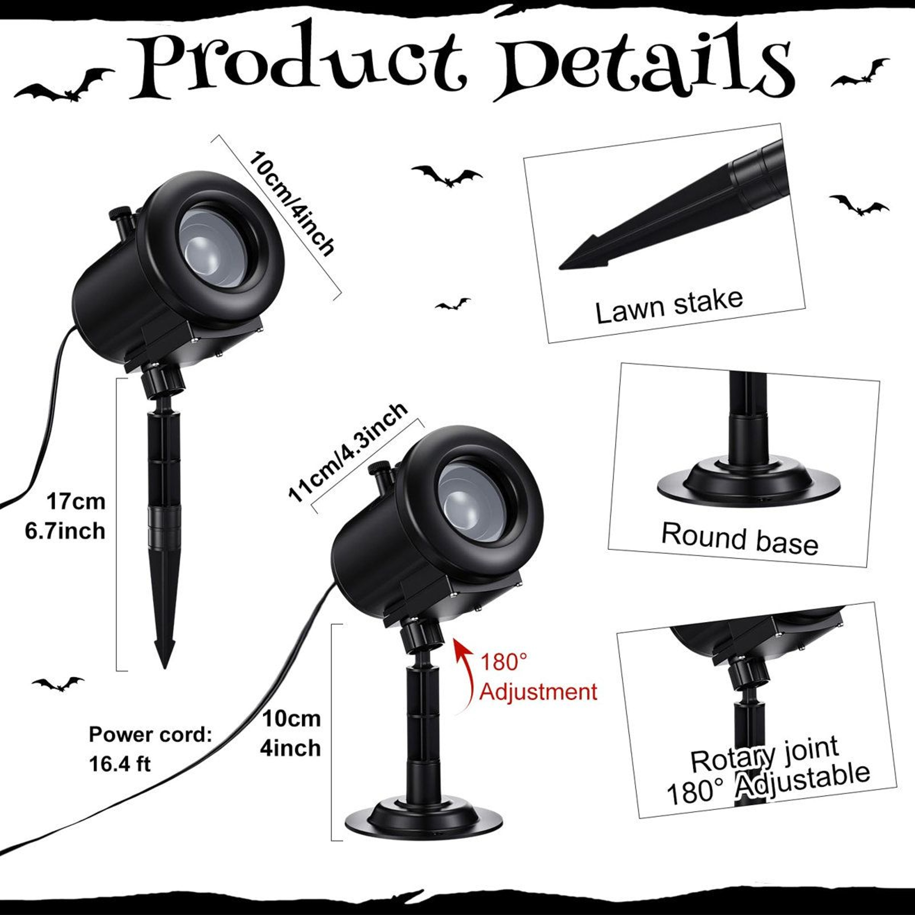 Halloween Projector Lights With Dynamic Effects And Remote Control For Indoor Outdoor Decor 1